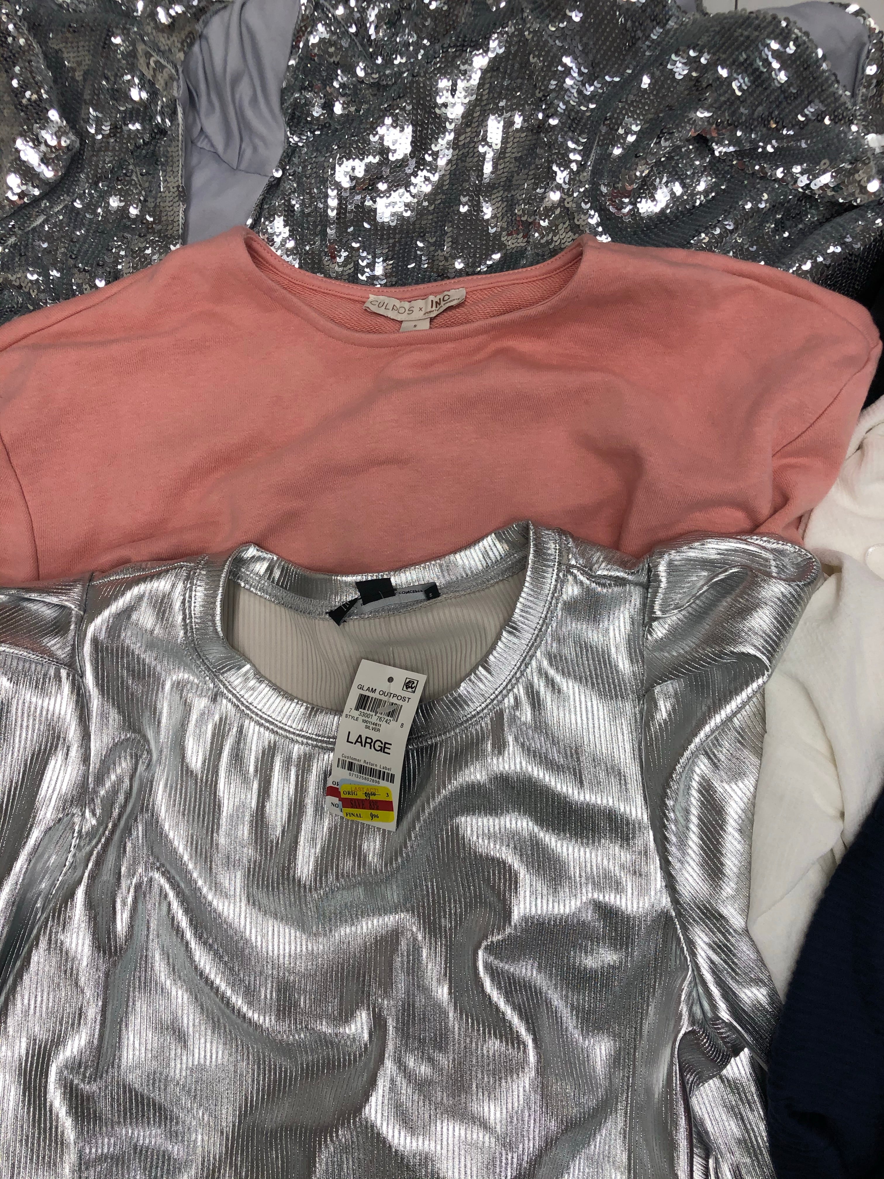 Women's Clothing Top Wholesale Lot, MAISON JULES, ALFANI, and more, 9 Units, Shelf Pulls, MSRP $640