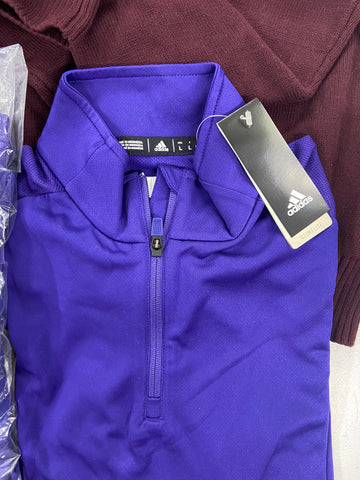 Men's Clothing Tops Wholesale Lot, ADIDAS, EDDIE BAUER, RUSSELL ATHLETIC, WEATHERPROOF, HI TEC and more, 12 items, Shelf Pulls, MSRP $765