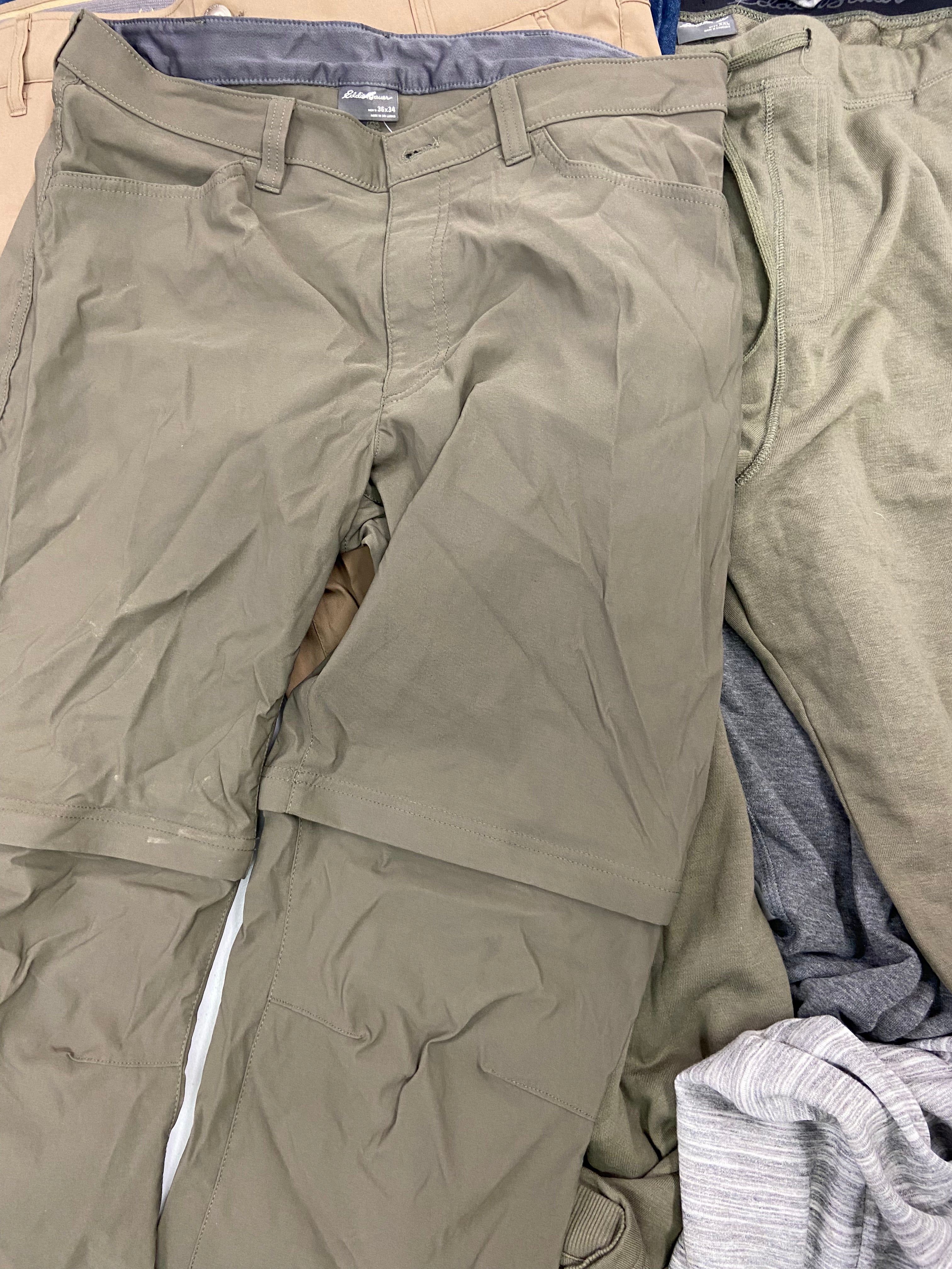 Men's Clothings Bottoms, Wholesale Lot, FILA, POLO RALPH LAUREN, WEATHERPROOF , EDDIE BAUER, KIRKLAND, URBAN STAR, SPYDER and more, 11 items, CUSTOMER RETURNS