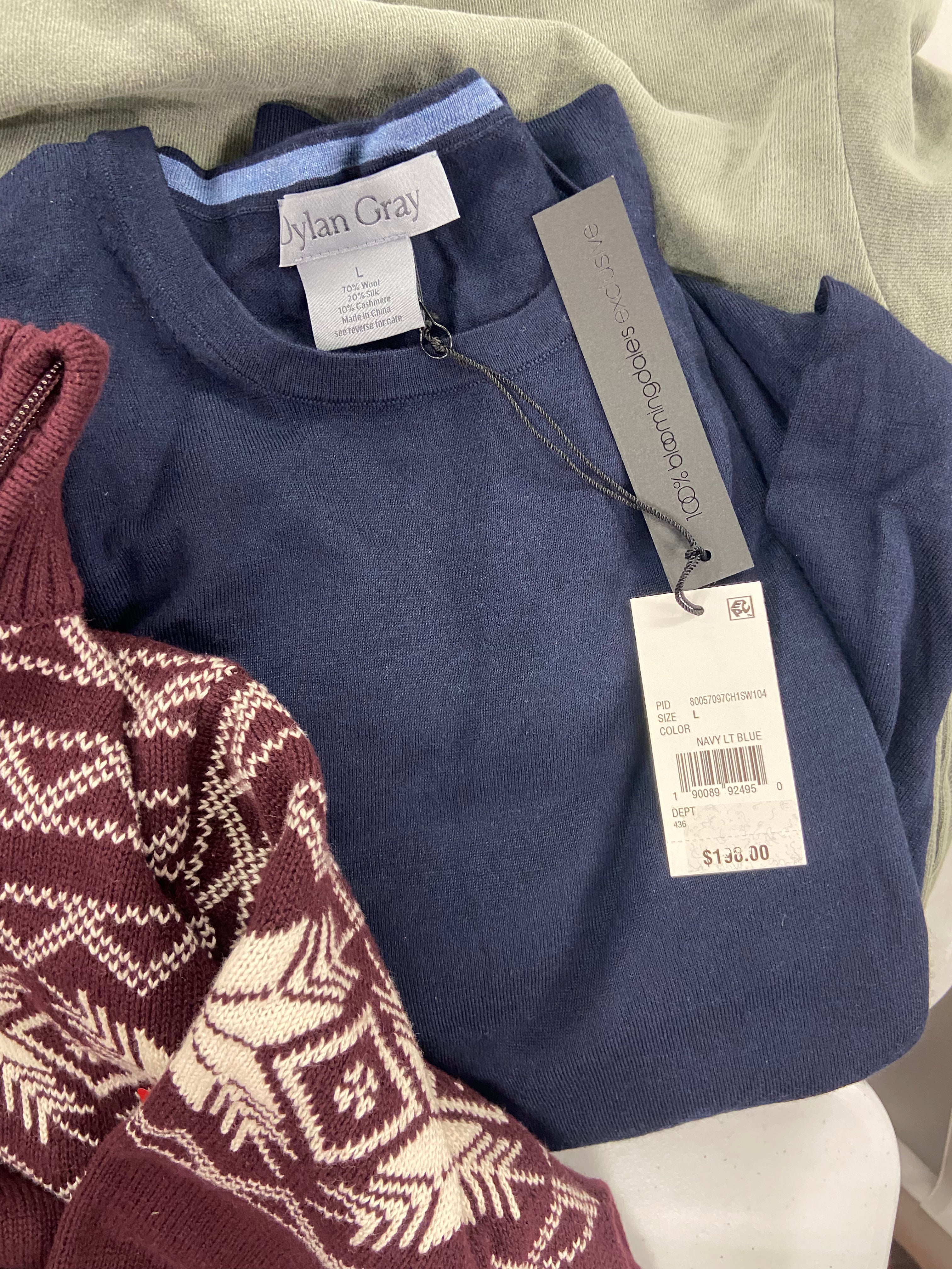 Men's Clothing Tops Wholesale Lot, ADIDAS, EDDIE BAUER, RUSSELL ATHLETIC, WEATHERPROOF, HI TEC and more, 12 items, Shelf Pulls, MSRP $765