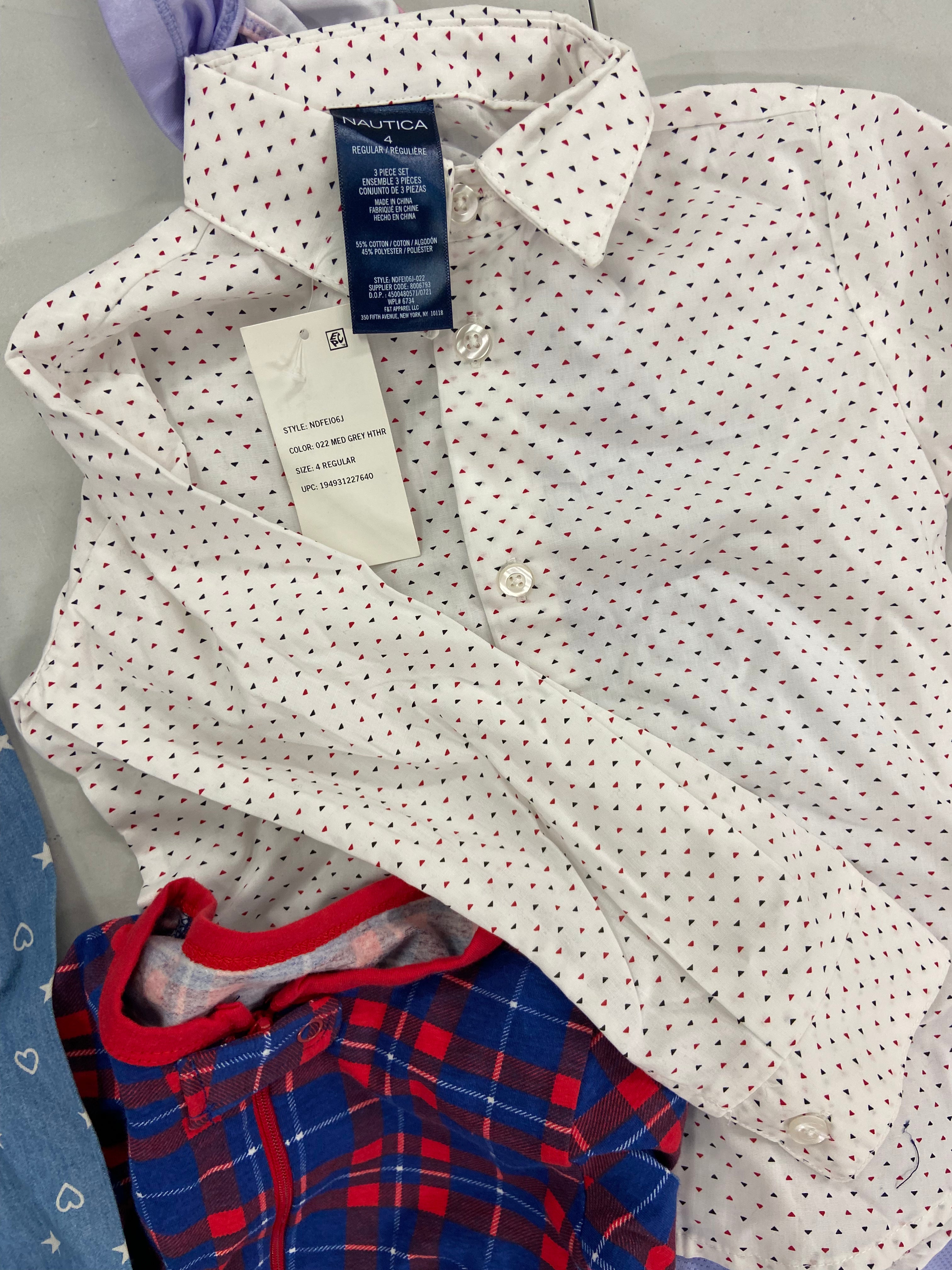 Kid's / Baby's Clothing Wholesale Lot, TOMMY HILFIGER, DISNEY, NIKE, CHAMPION, MAX OLIVIA, CARTER'S, FIRST IMPRESSIONS and more, 27 items, Shelf Pulls, MSRP $606