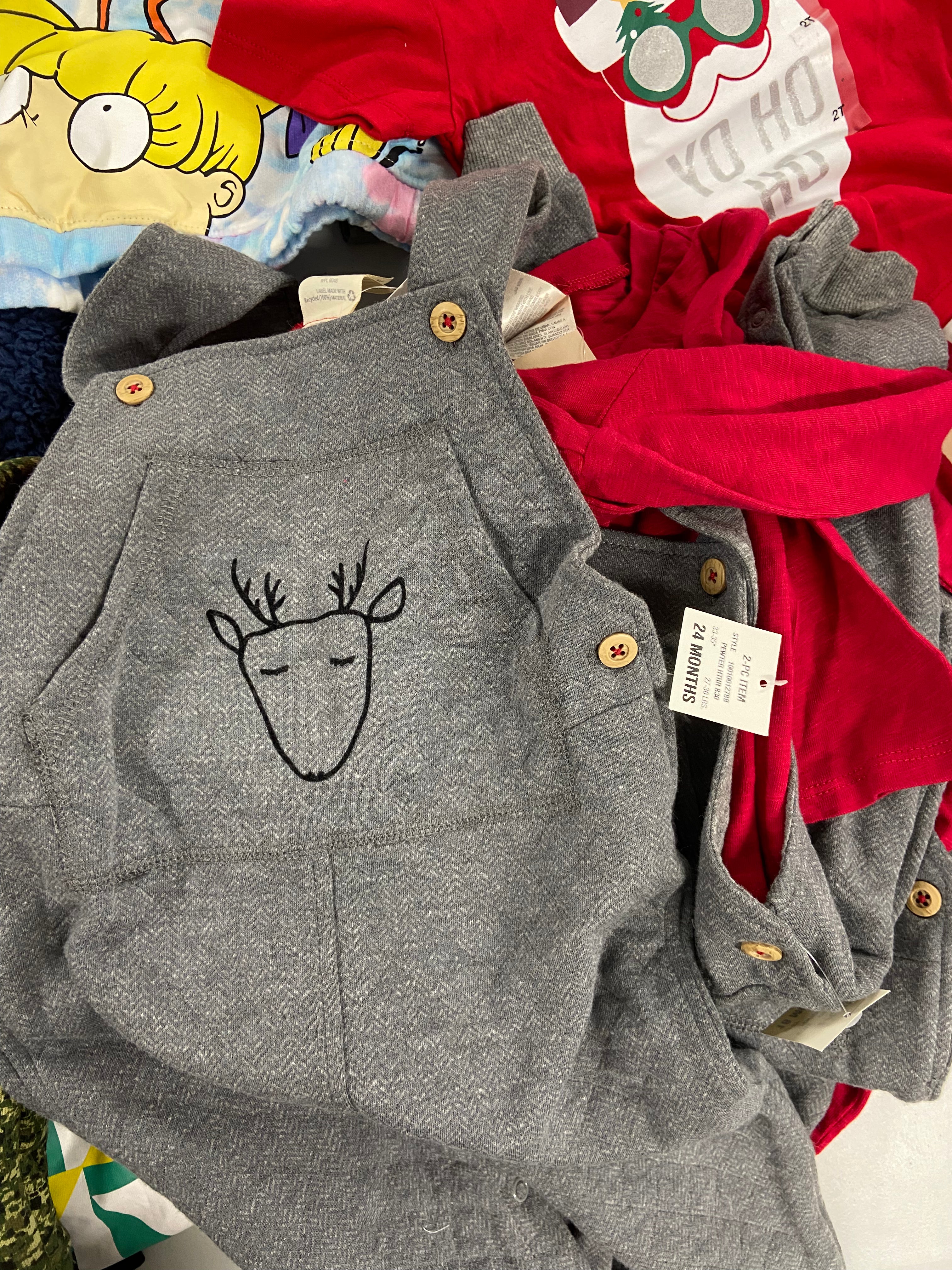 Kid's / Baby's Clothing Assorted Wholesale Lot, NIKE, CHAMPION, NEW BLUEBERRI, DISNEY, TOMMY HILFIGER and more, 18 items, Shelf Pulls, MSRP $663