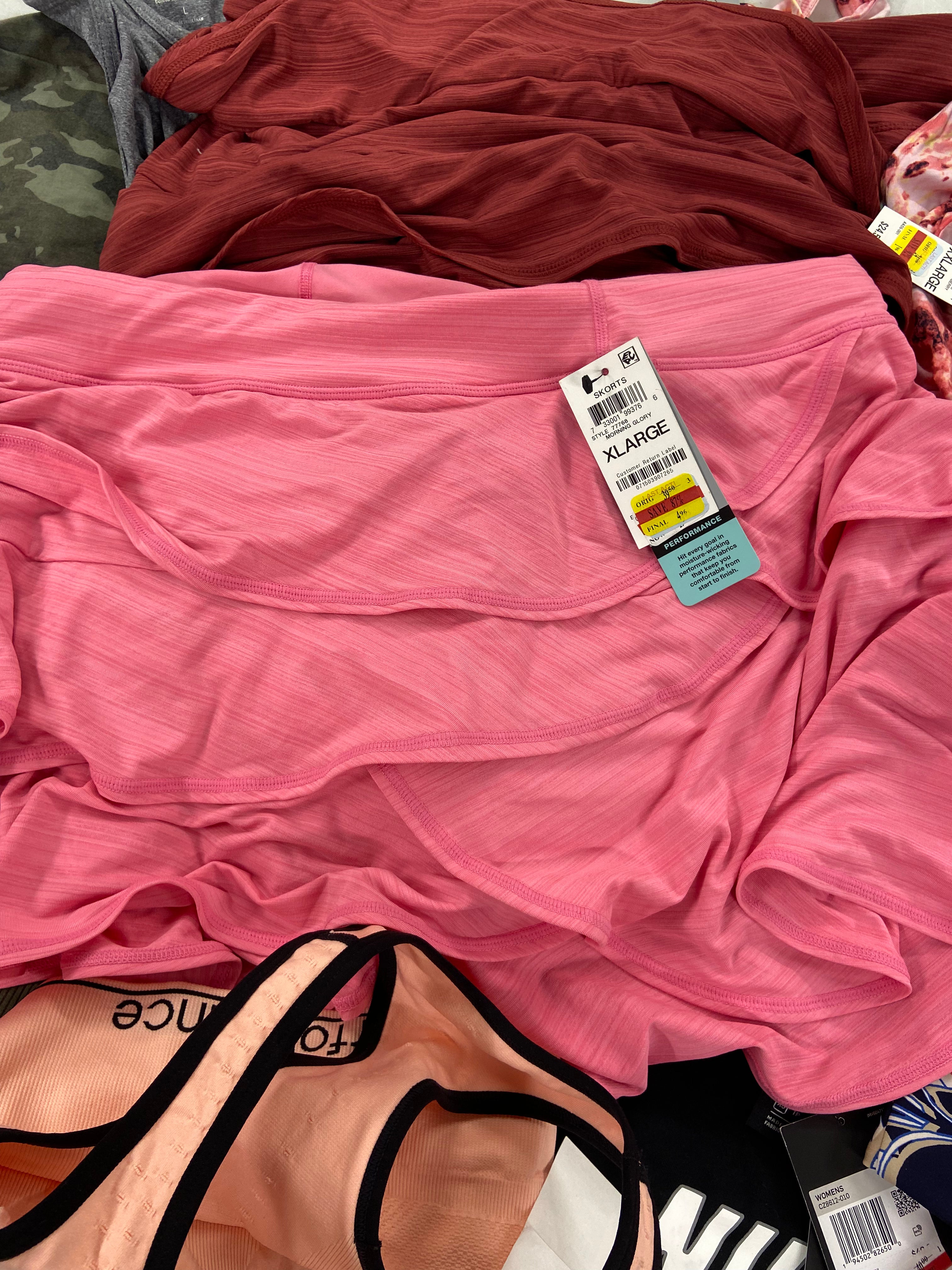 Women's Clothing Activewear Wholesale Lot, THE NORTH FACE, NIKE, ADIDAS, CK PERFORMANCE, DKNY, IDEOLOGY, 28 items, Shelf Pulls, MSRP $862