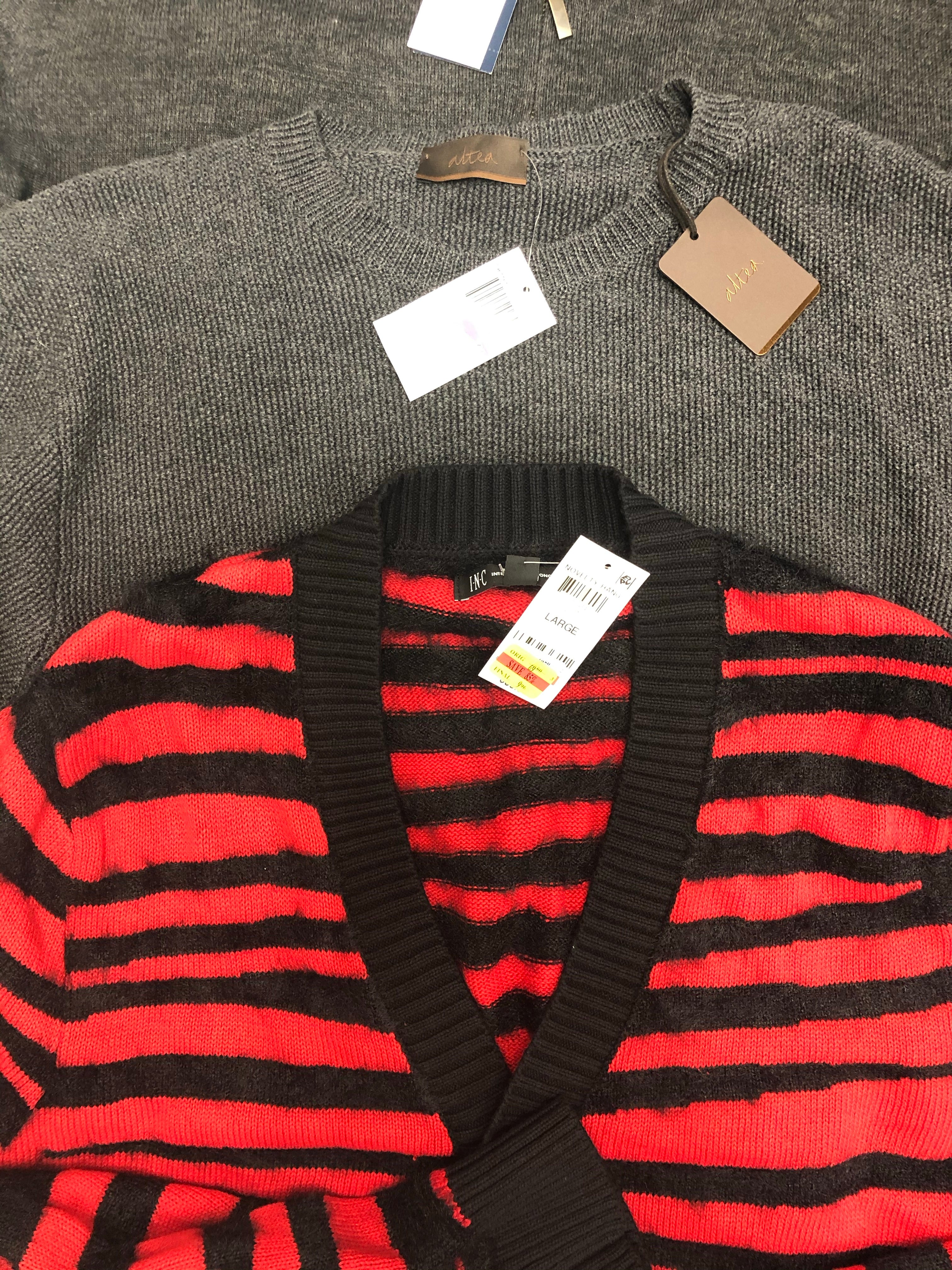 Men's Clothing Winter Top Wholesale Lot, Altea, Dylan Gray, Club Room, Alfani and more, 14 Units, Shelf Pulls, MSRP $1,408.50