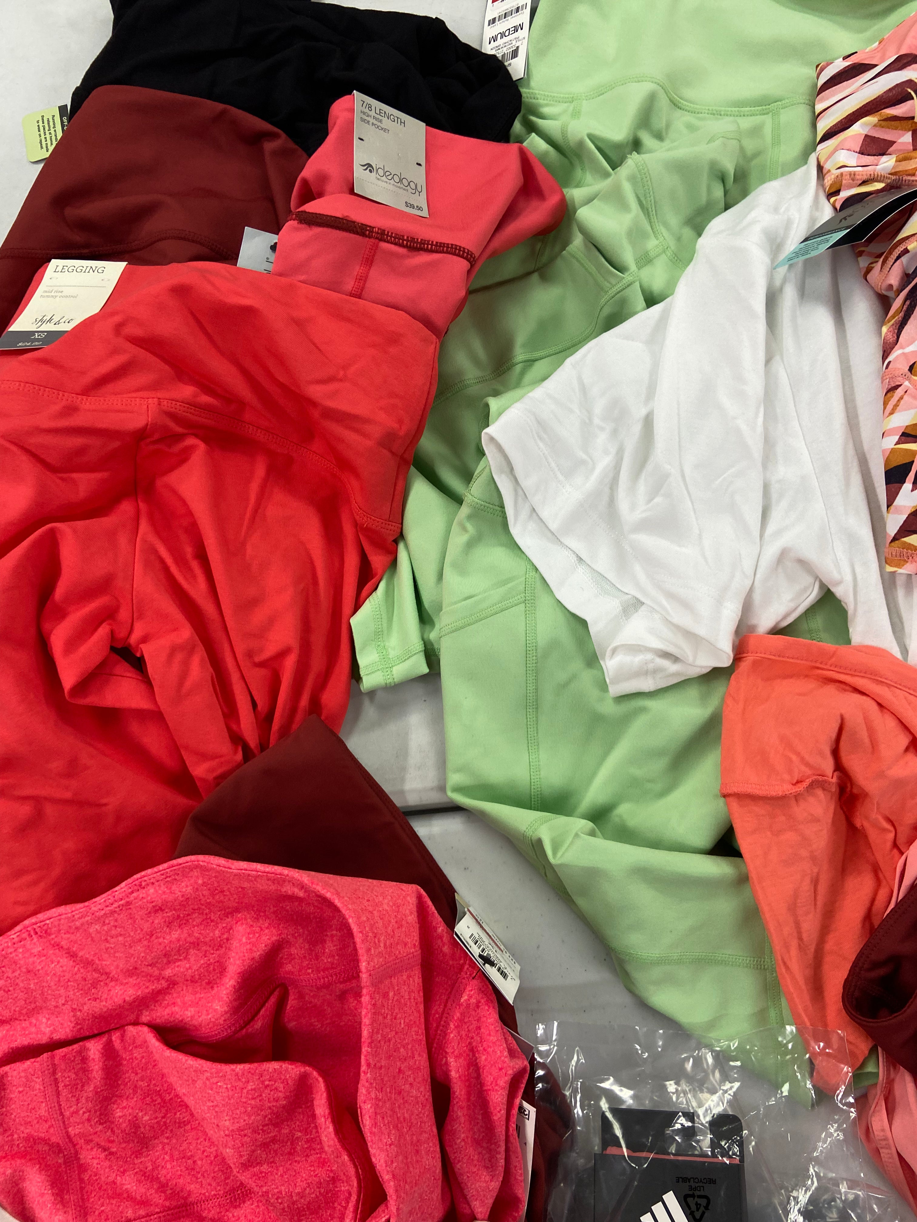 Women's Clothing Activewear Wholesale Lot, NIKE, THE NORTH FACE, CK PERFORMANCE, DKNY, IDEOLOGY and more, 36 items, Shelf Pulls, MSRP $991