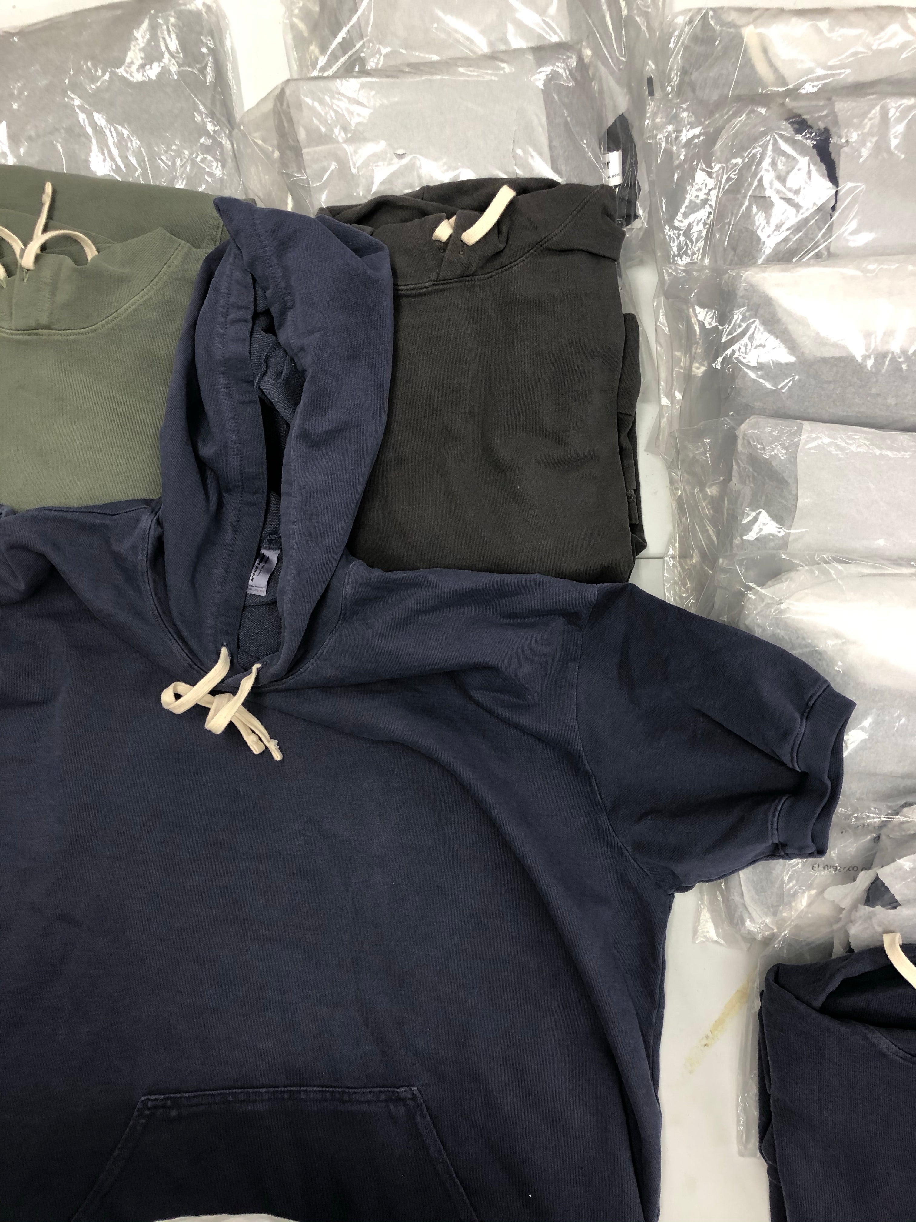 Men's Clothing 2XL Hoodies Wholesale Lot, AMERICAN APPAREL ONLY, 13 Items, Shelf Pulls, MSRP $598