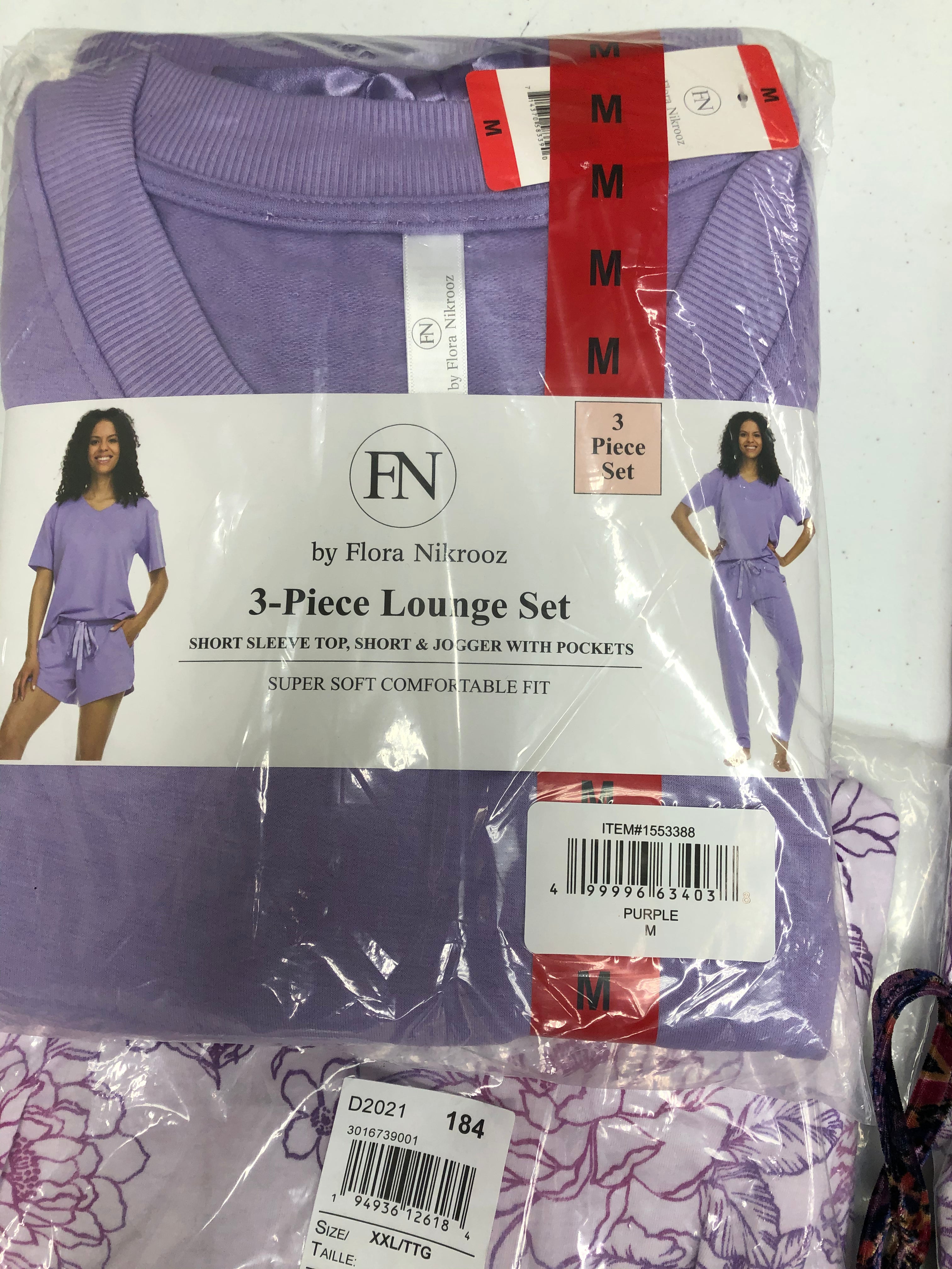 Women's Clothing Loungewear Sets, Hipsters and more Wholesale Lot, FREE PEOPLE, FLORA NIKROOZ, FELINA and more, 12 items, New, MSRP $500