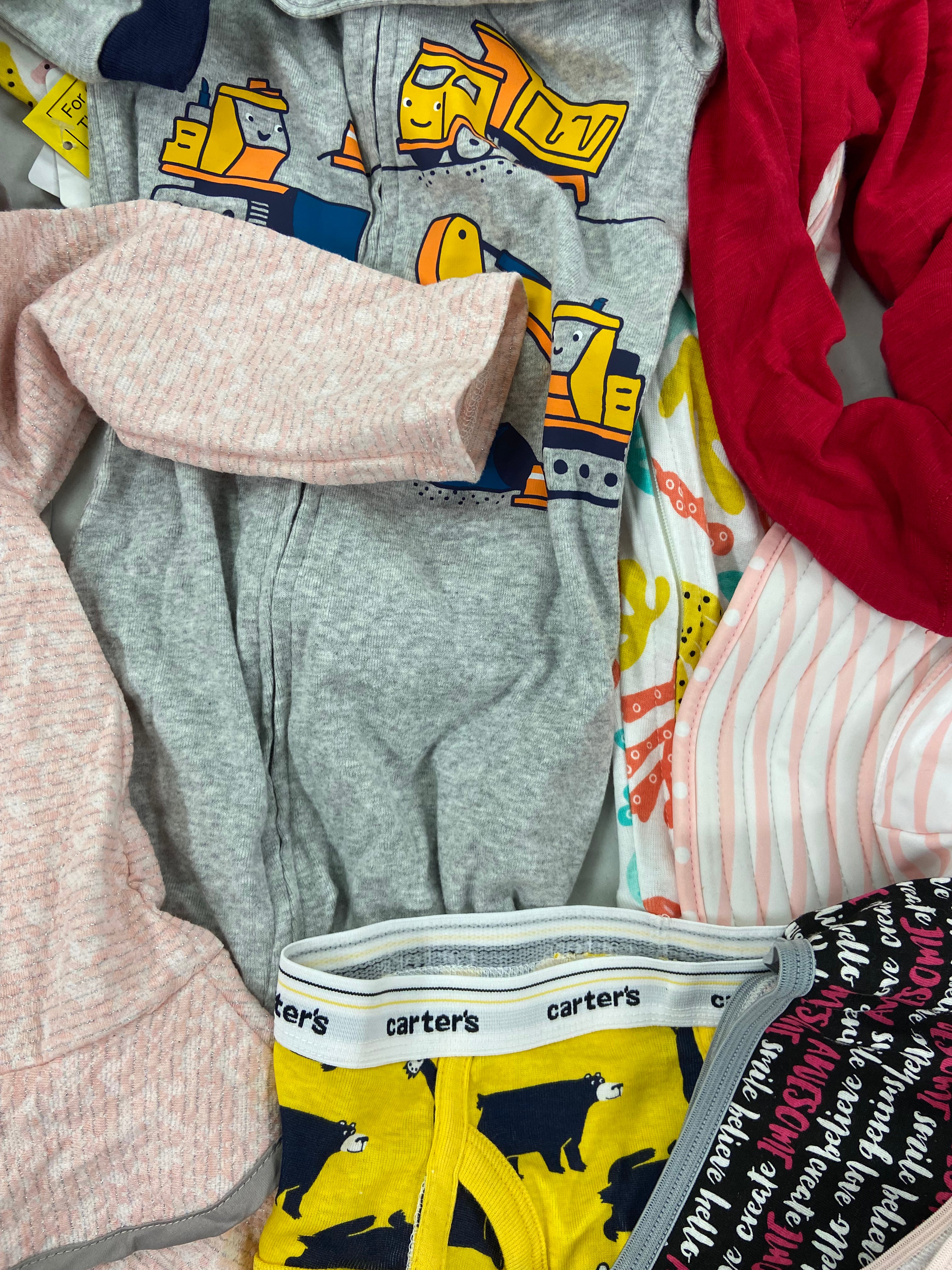 Kid's Clothing Wholesale Lot, NIKE, NAUTICA, SONIC, RARE EDITIONS, TOMMY HILFIGER, CALVIN KLEIN, CHAMPION, MAX & OLIVIA and more, 45 items, Shelf Pulls, MSRP $710