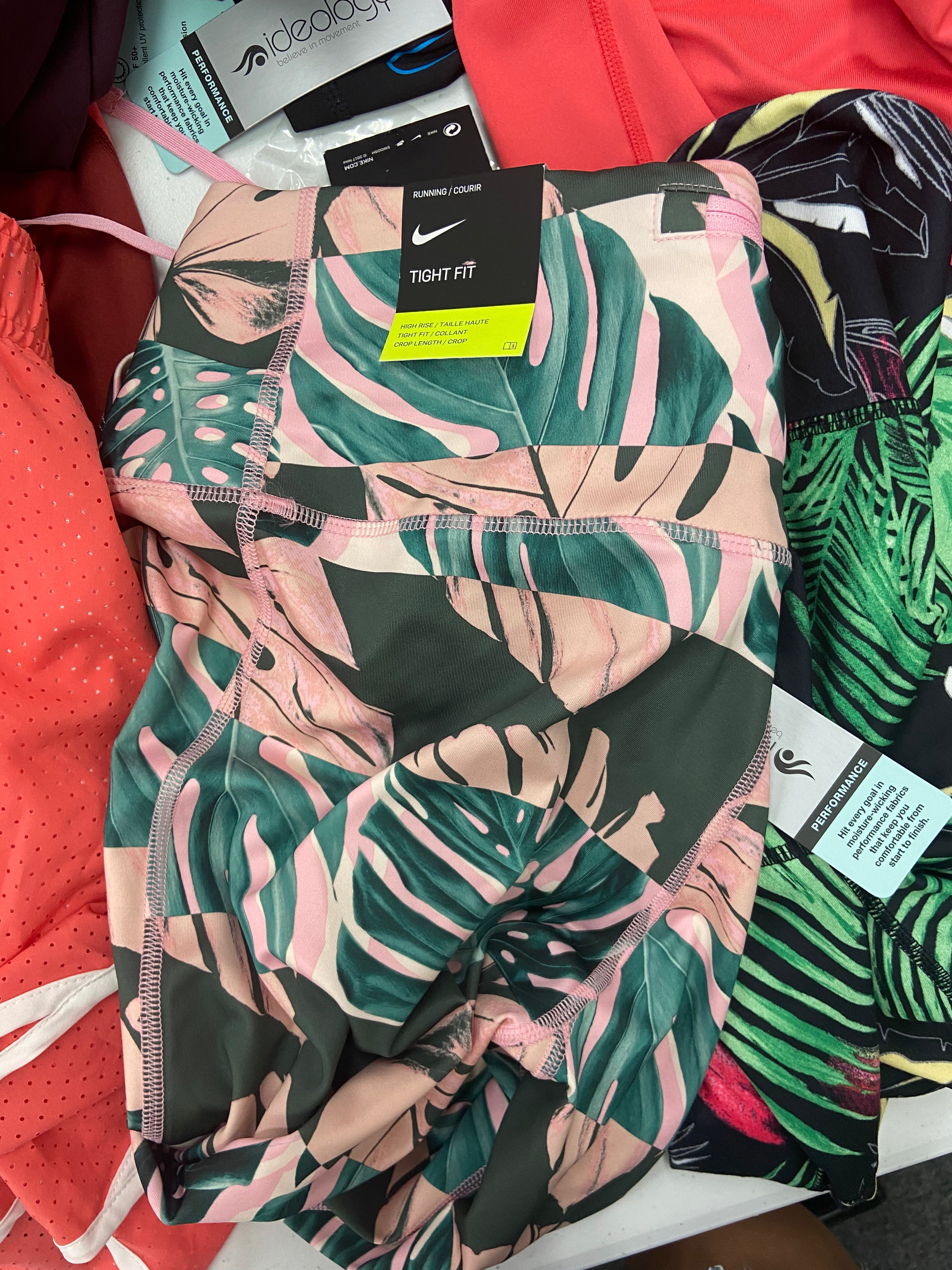 Women's Clothing Activewear Wholesale Lot, ADIDAS, CALVIN KLEIN, NIKE, DANSKIN, MONDETTA and more, 22 items, Shelf Pulls, MSRP $811