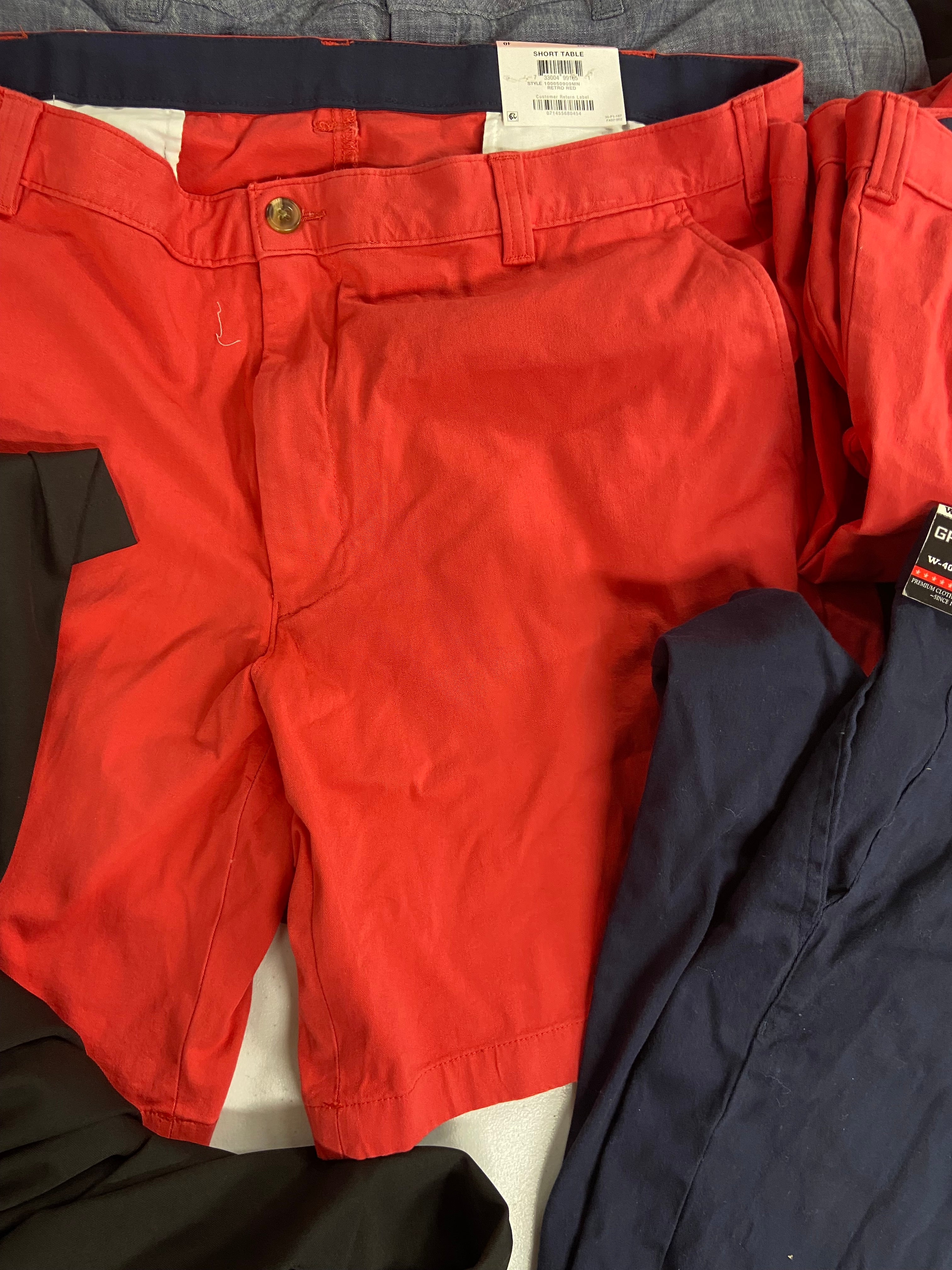 Men's Clothing Shorts & Pants Wholesale Lot, HAGGAR, CLUB ROOM, INC 10 items, Shelf Pulls, MSRP $577