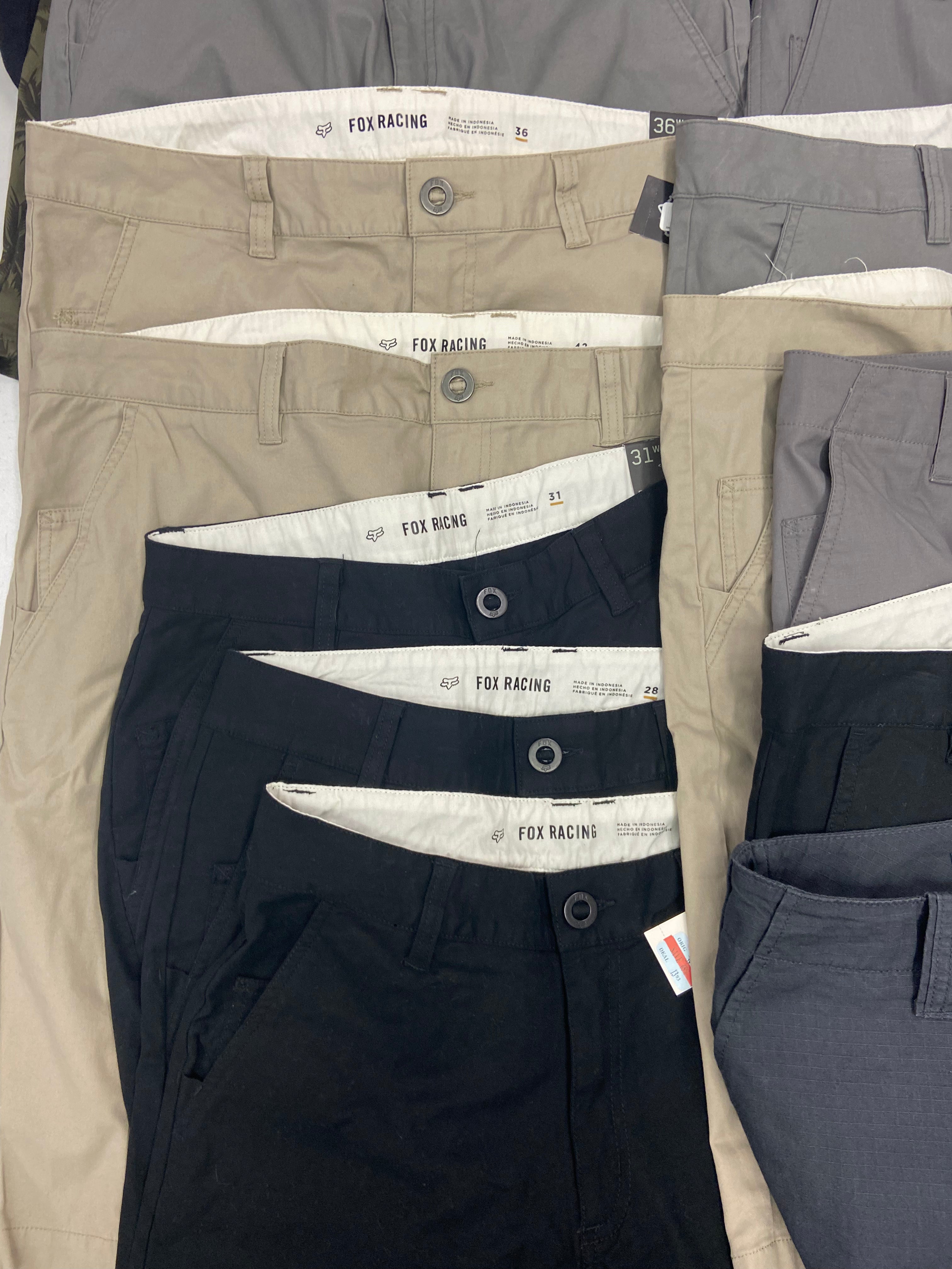 Men's Clothing Shorts Wholesale Lot, NAUTICA, JACK JONES, FOX HEAD and more, 16 items, Shelf Pulls, MSRP $720