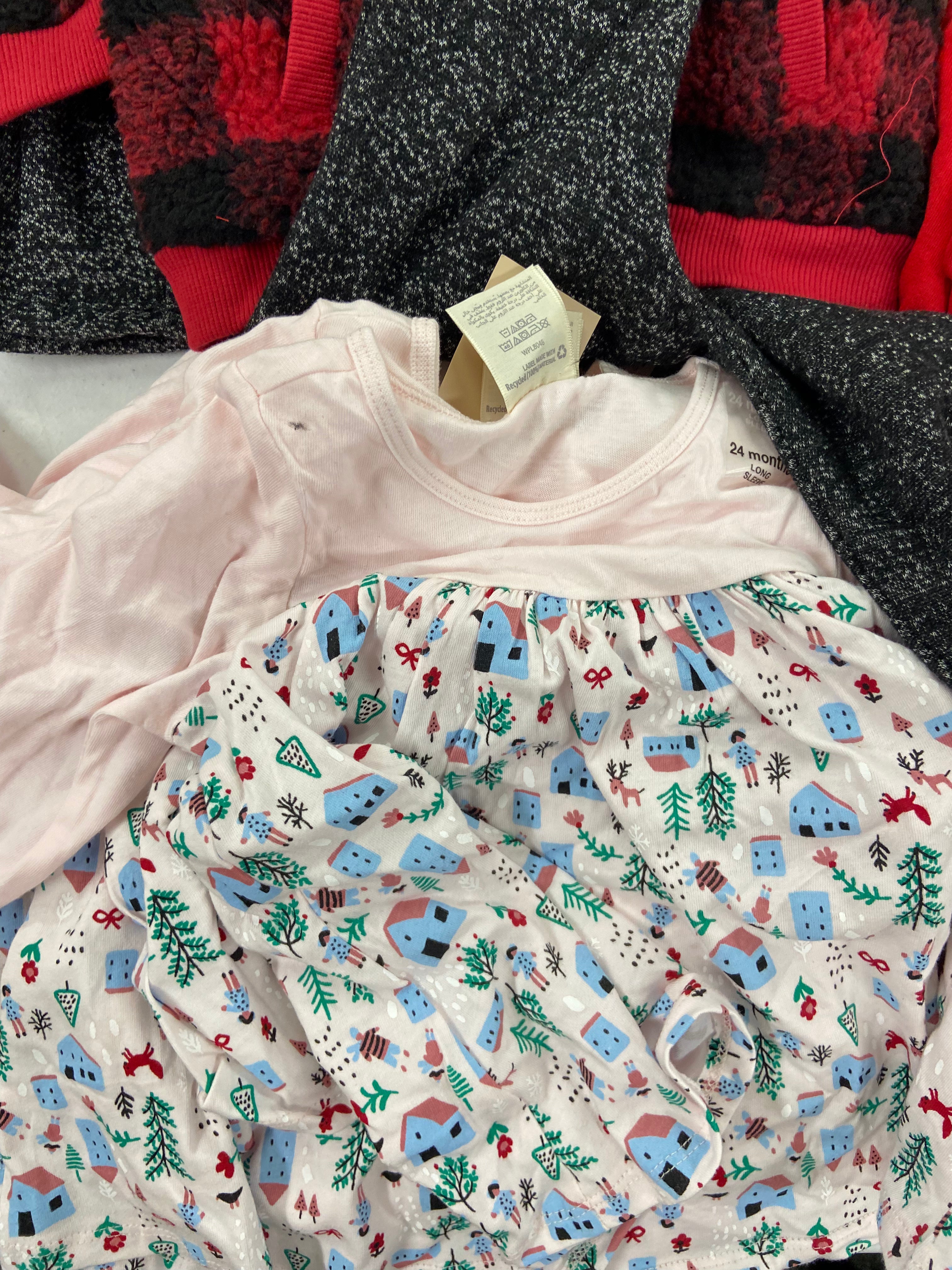 Baby's Clothing Assorted Wholesale Lot, TOMMY HILFIGER, CARTER'S, KID'S HEADQUARTERS, FIRST IMPRESSION, and more, 28 items, Shelf Pulls, MSRP $502