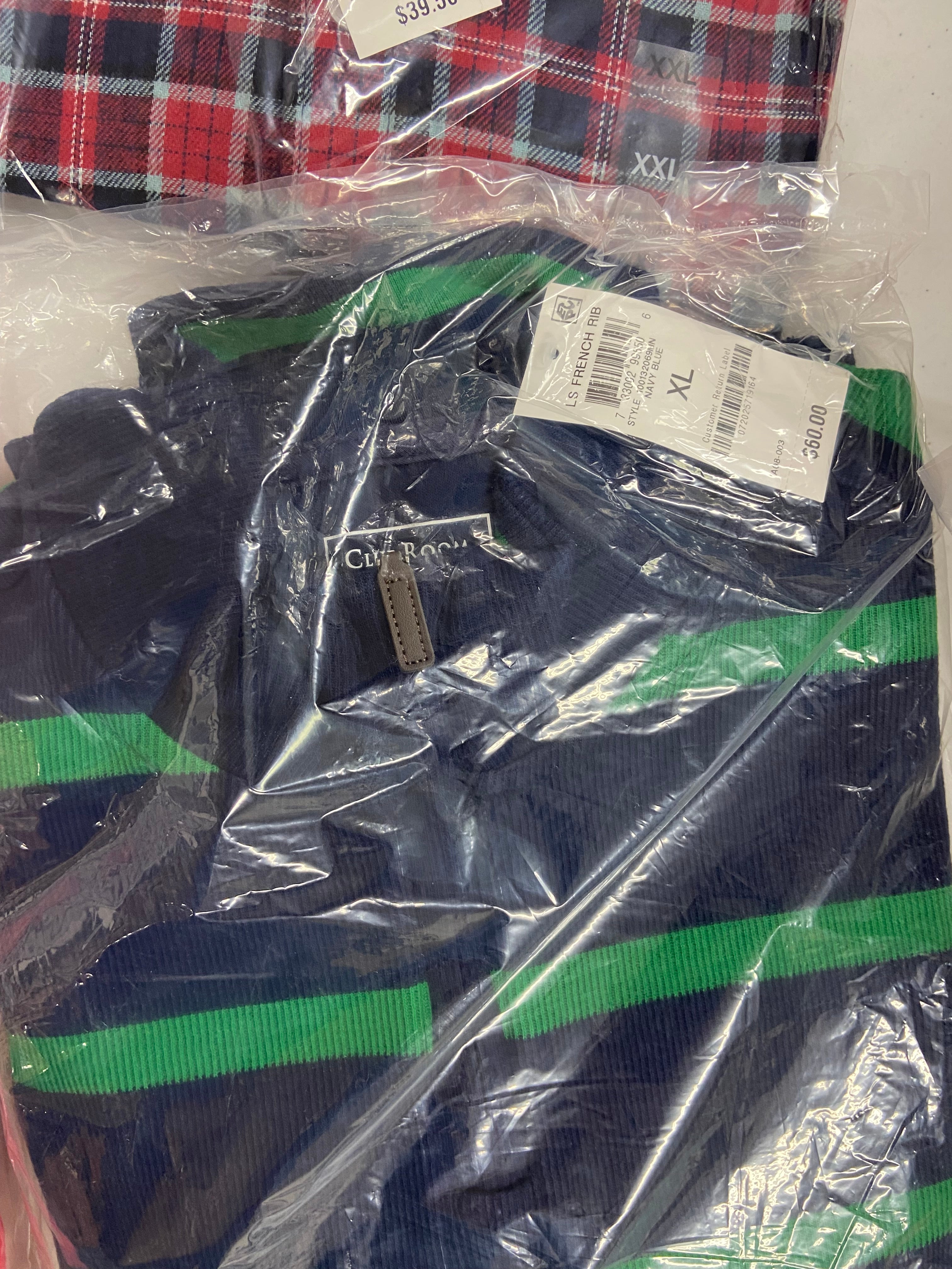 Men's Clothing Sweaters & Other Tops Wholesale Lot, ADIDAS, CLUB ROOM, ALFANI, 9 items, Shelf Pulls, MSRP $650