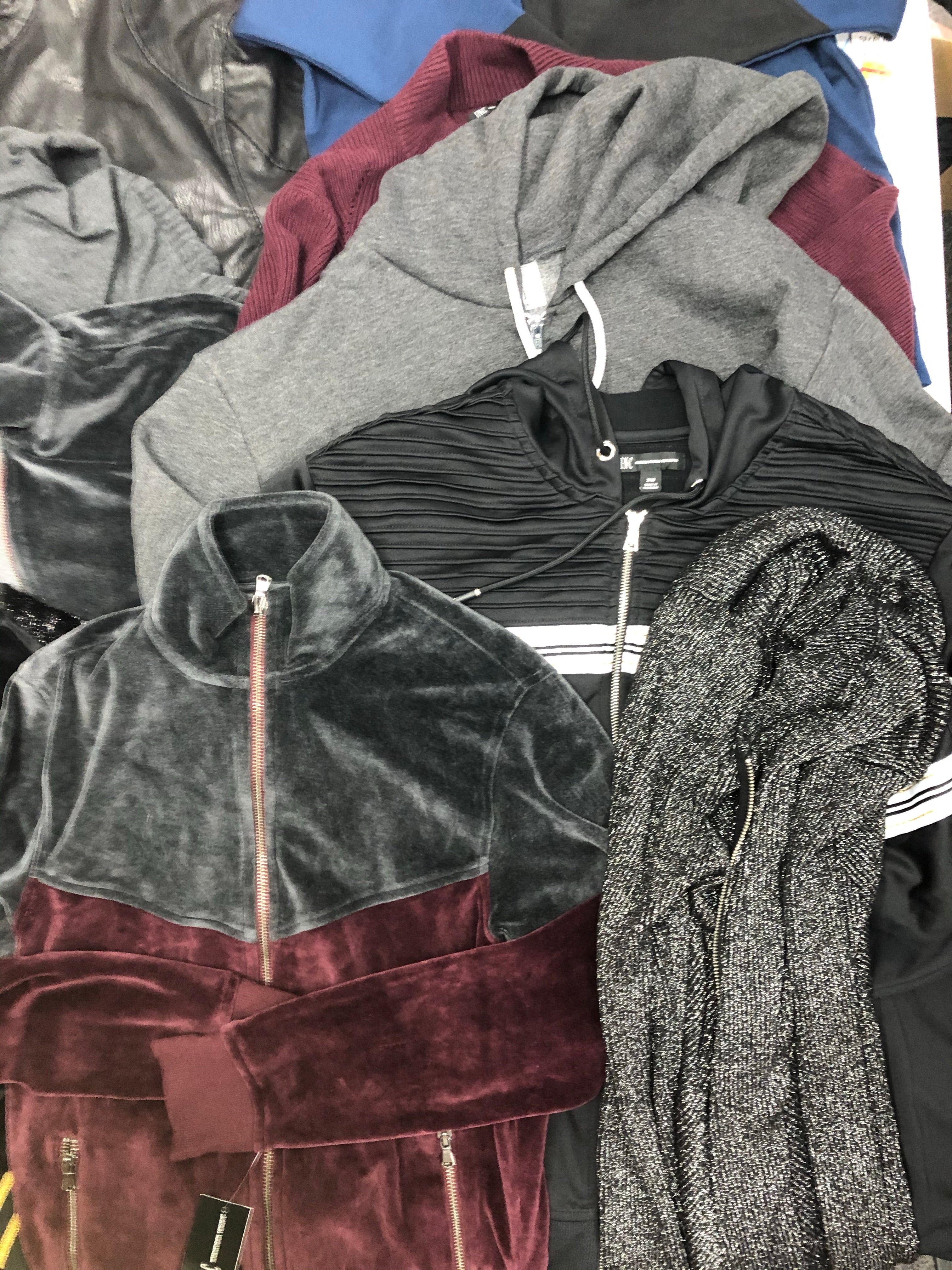 Men's Clothing Jacket Wholesale Lot, Buffalo, INC, American Apparel, 14 Units, Shelf Pulls, MSRP $1,082