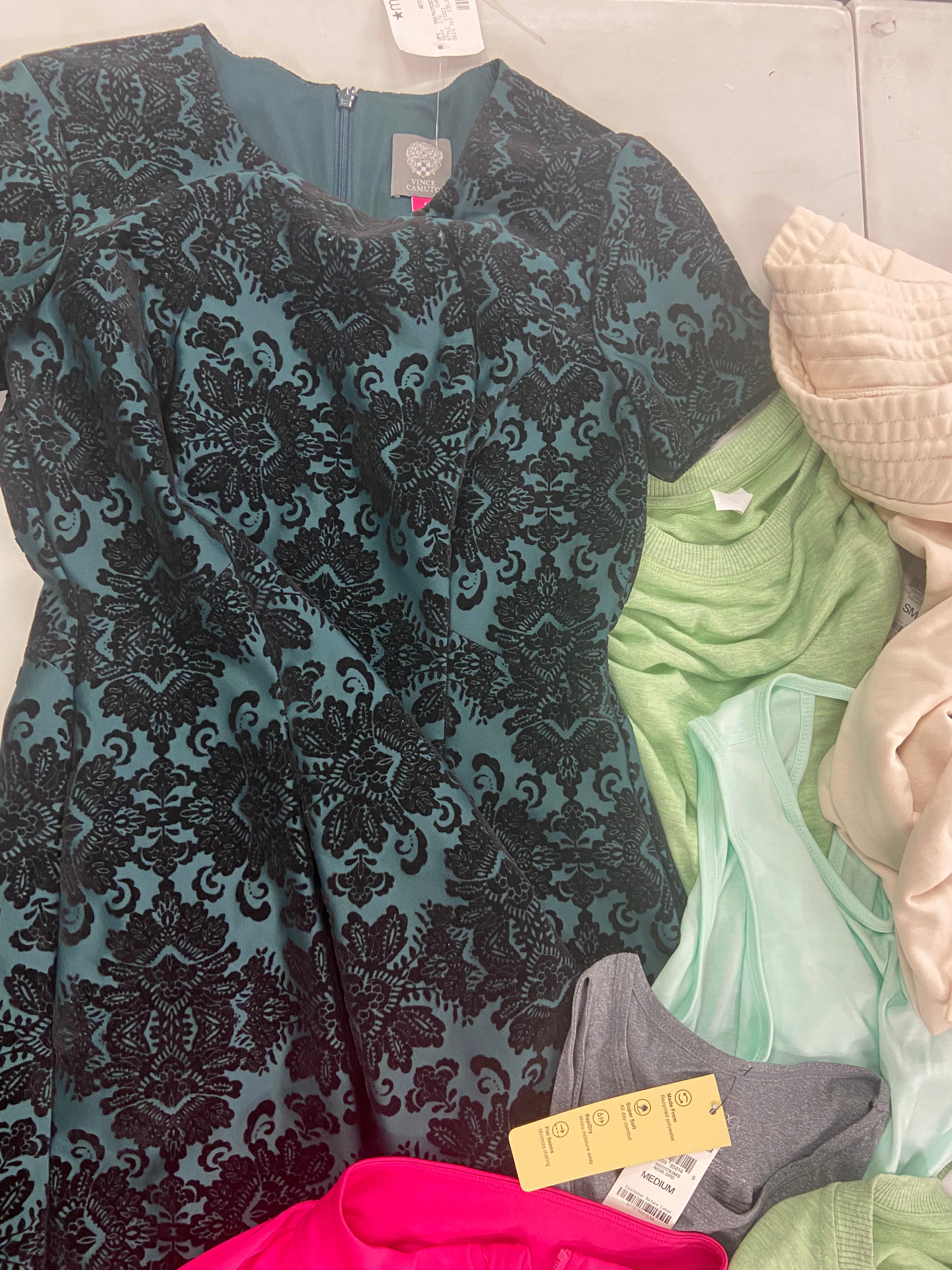 Women's Clothing Assorted Wholesale Lot, PUMA, ADIDAS, VINCE CAMUTO, REALTREE and more, 16 items, Shelf Pulls, MSRP $646