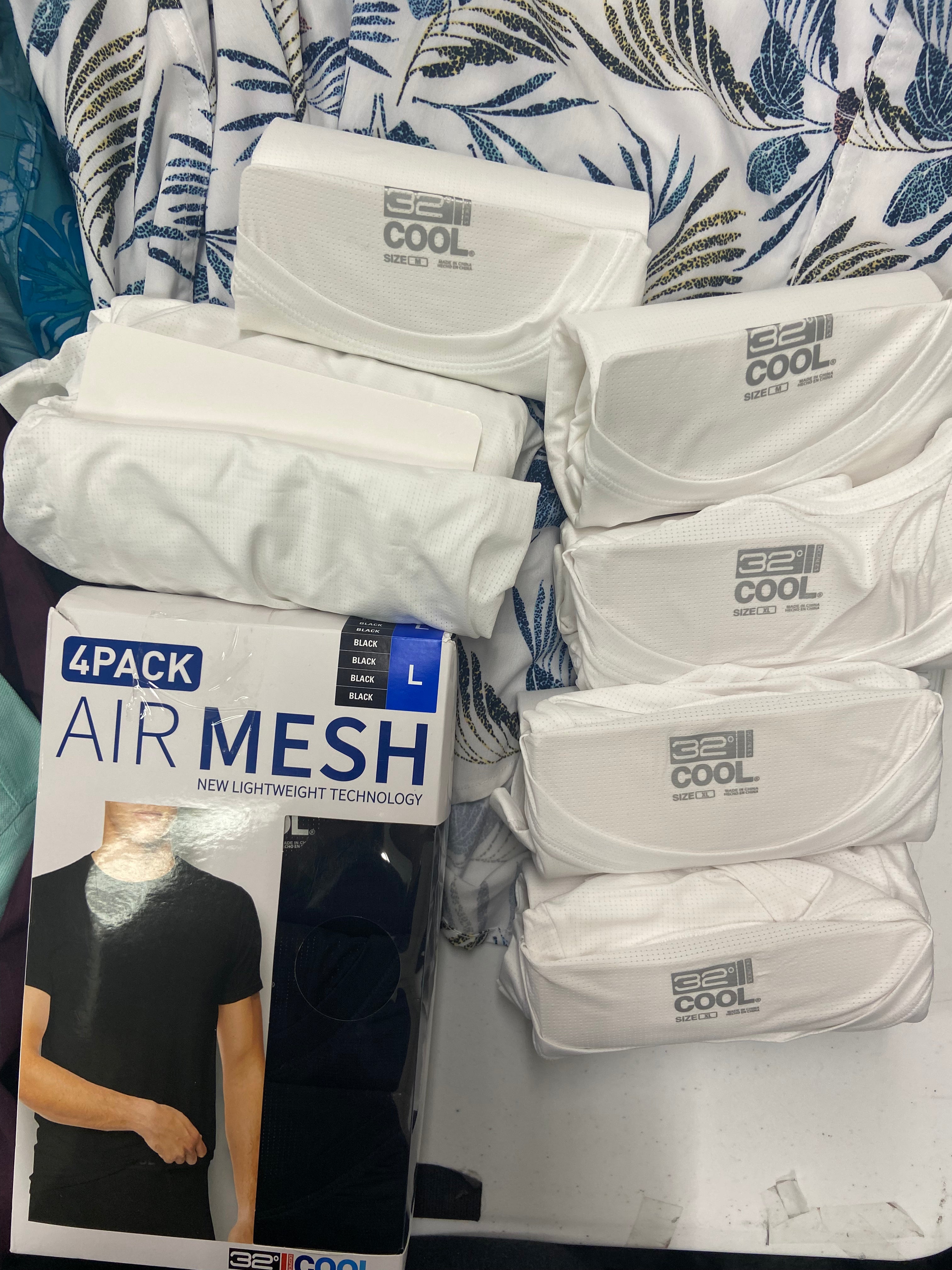Men's Clothing Caual Shirts & Other Tops, Wholesale Lot, 32 DEGREES, SEAPOINTE, CARIBBEAN JOE, ALFANI and more, 24 items, Shelf Pulls, MSRP $645