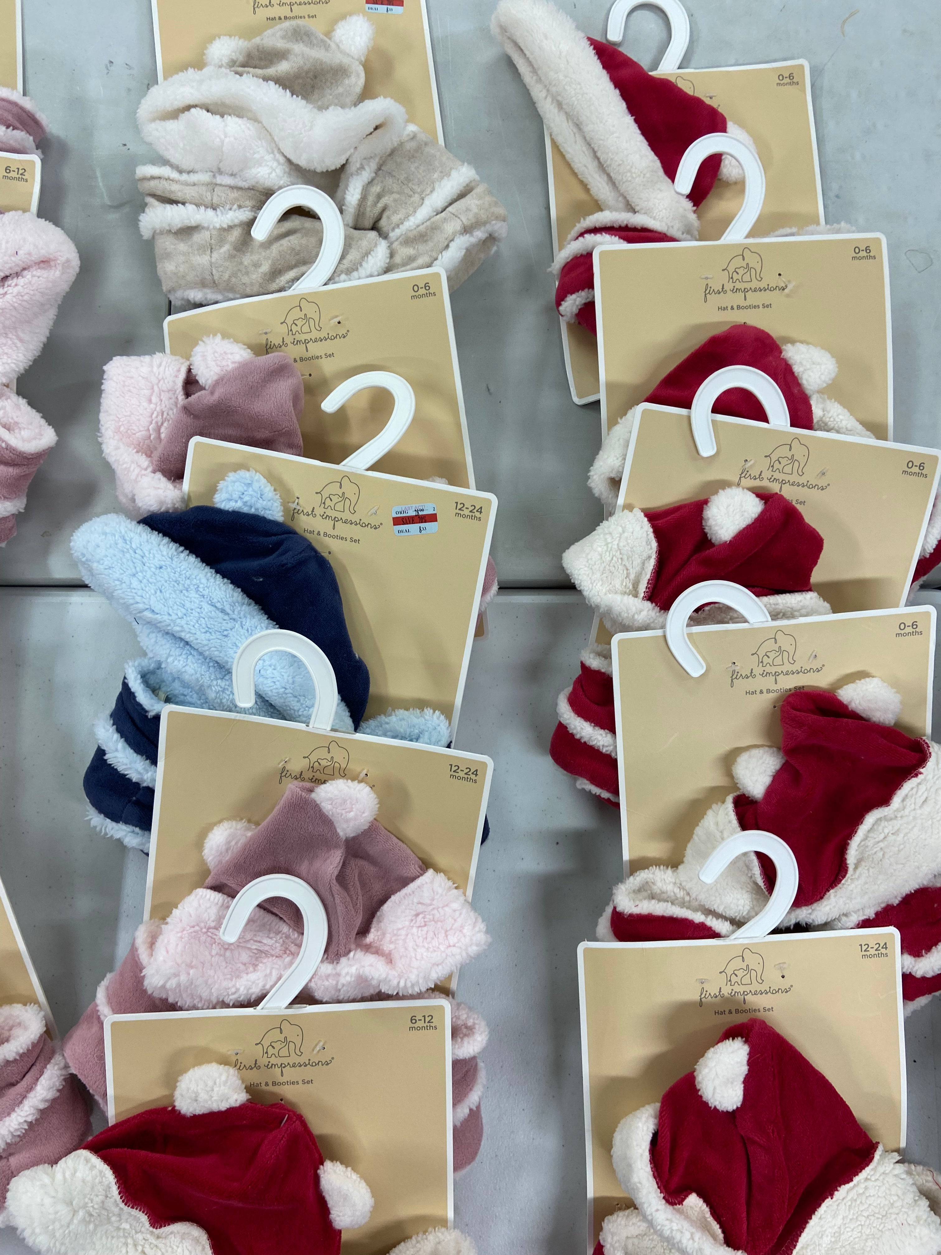 Baby's Clothing Assorted Wholesale Lot, FIRST IMPRESSIONS, CARTER'S and more, 19 items, Shelf Pulls, MSRP $538