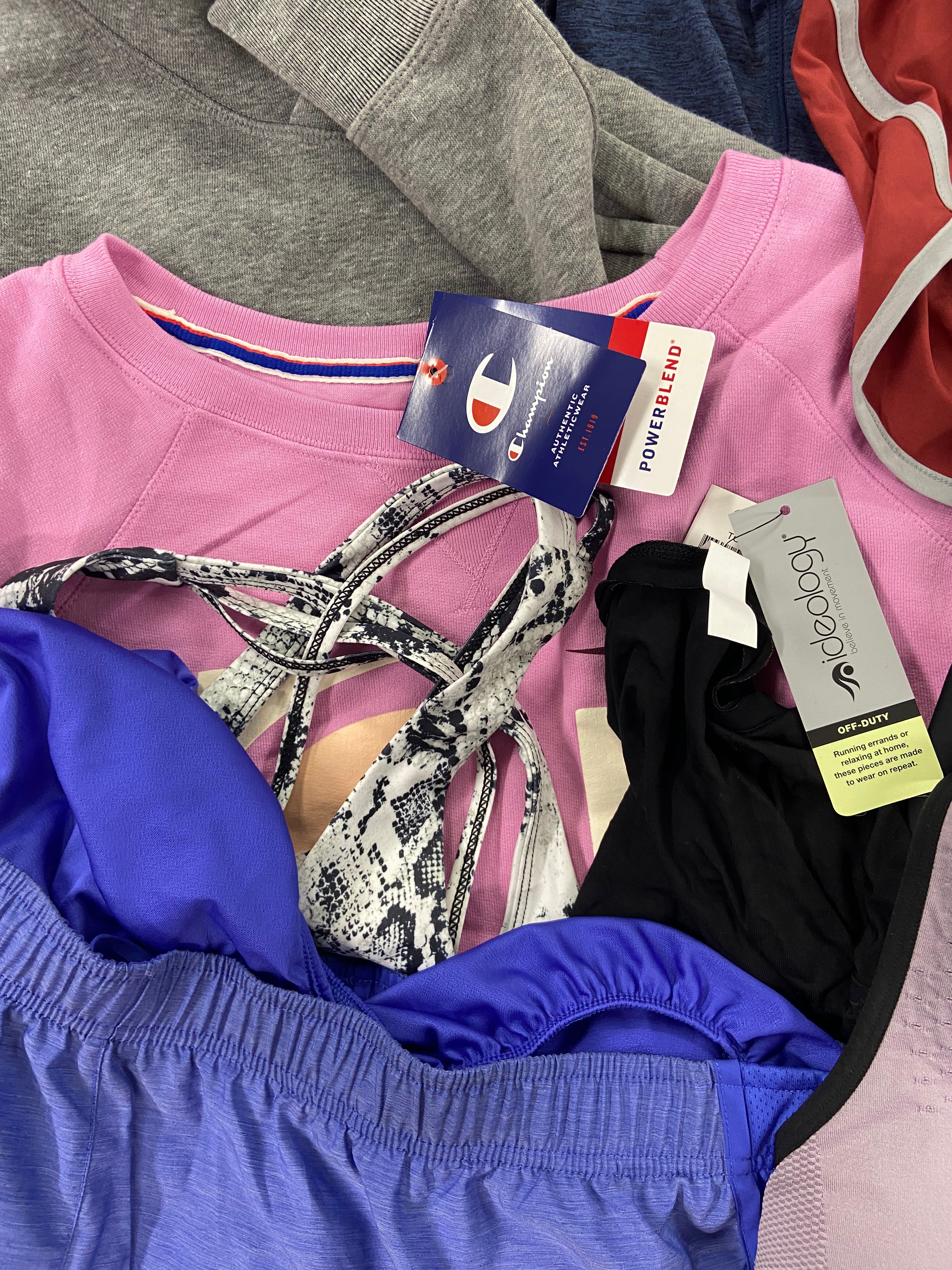 Women's Clothing Activewear & Others Wholesale Lot, CALVIN KLEIN, JOSIE, NIKE, VINCE CAMUTO, IDEOLOGY and more, 16 items, Shelf Pulls, MSRP $628