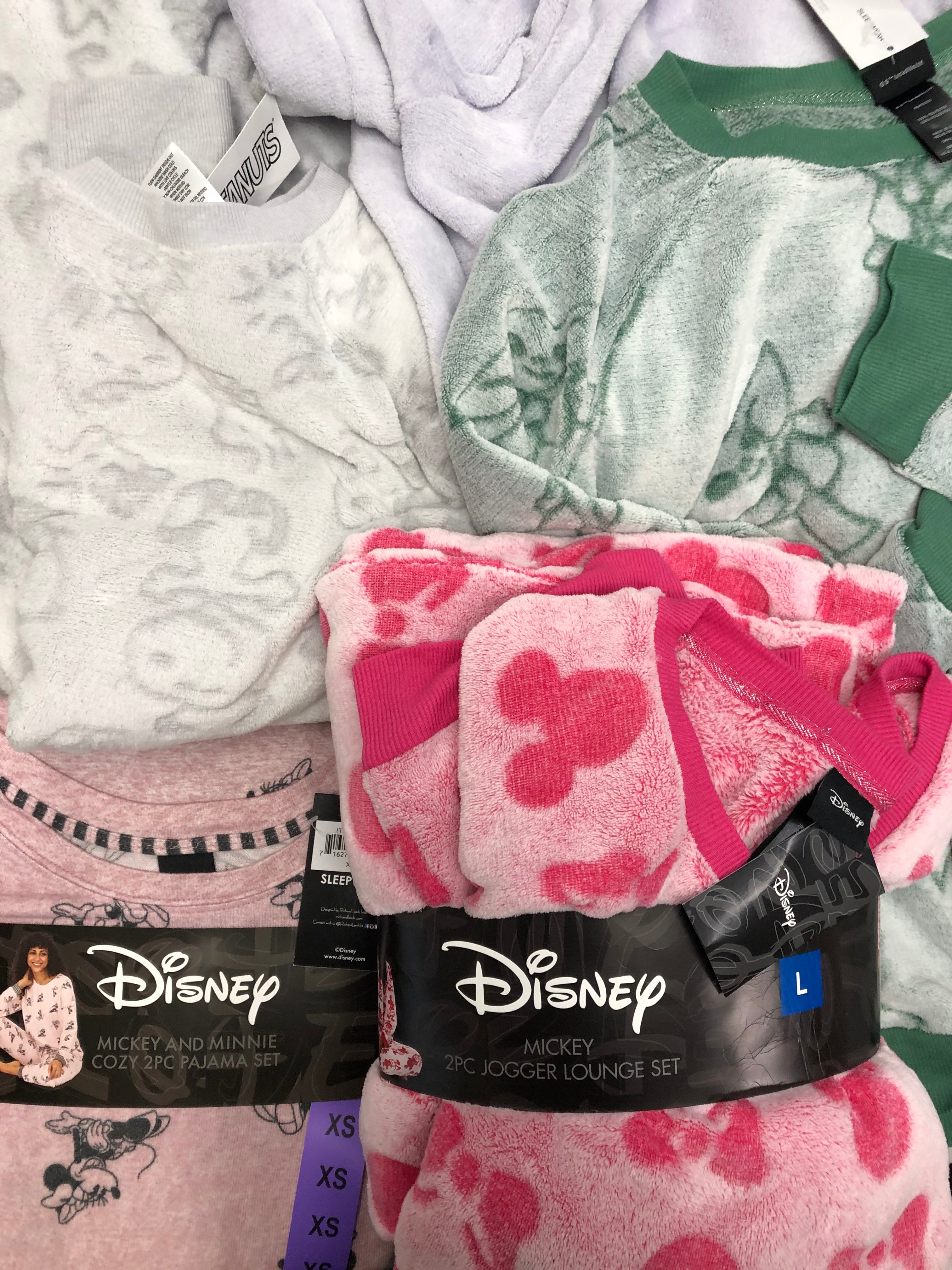 Women's Clothing SLEEPEWEAR Wholesale Lot, DISNEY ONLY, 9 items, New, MSRP $447