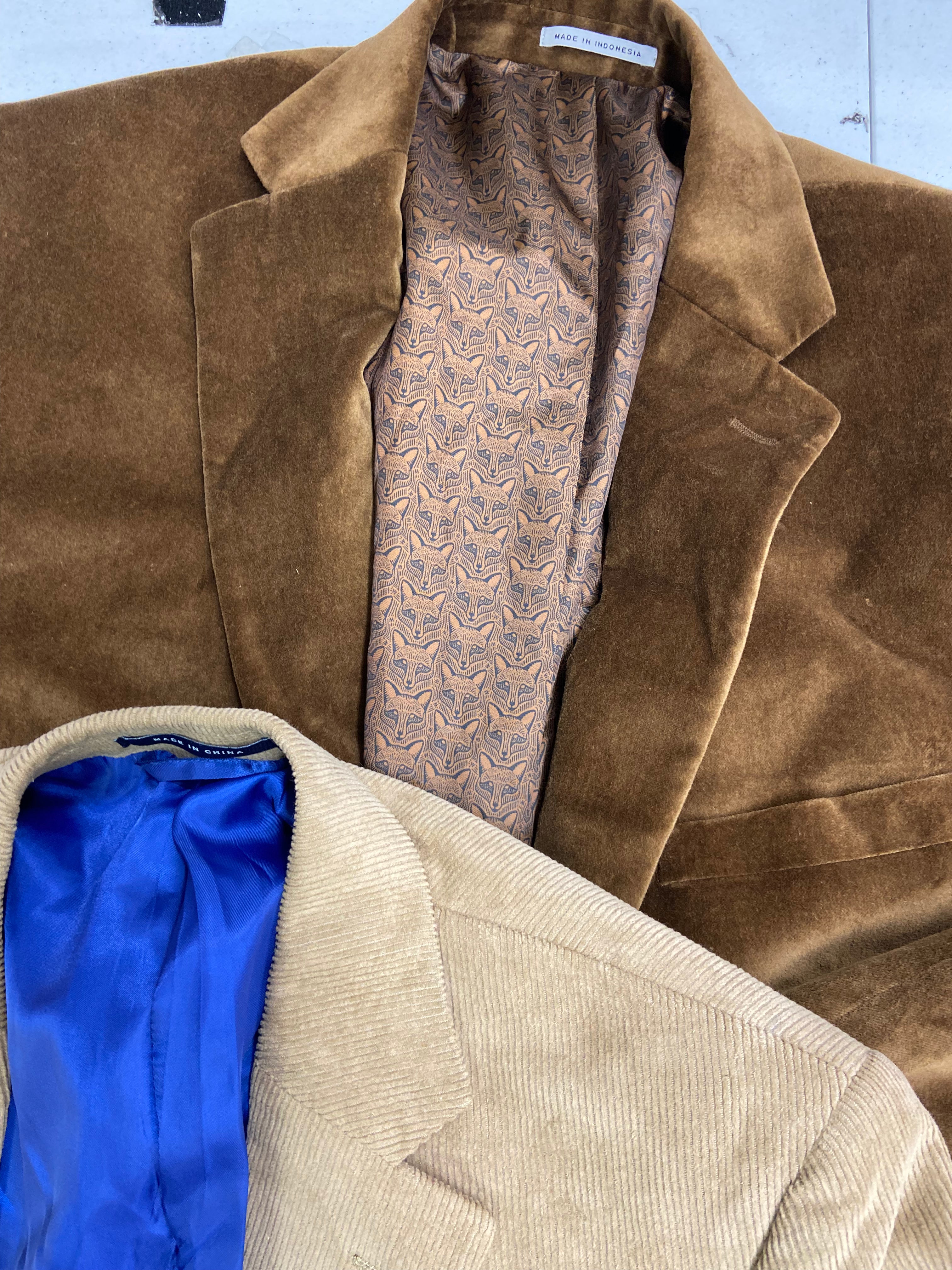 Men's Clothing Blazers & Others Wholesale Lot, CLUB ROOM, BAR III, 32 DEGREES, 8 items, Shelf Pulls, MSRP $2,330