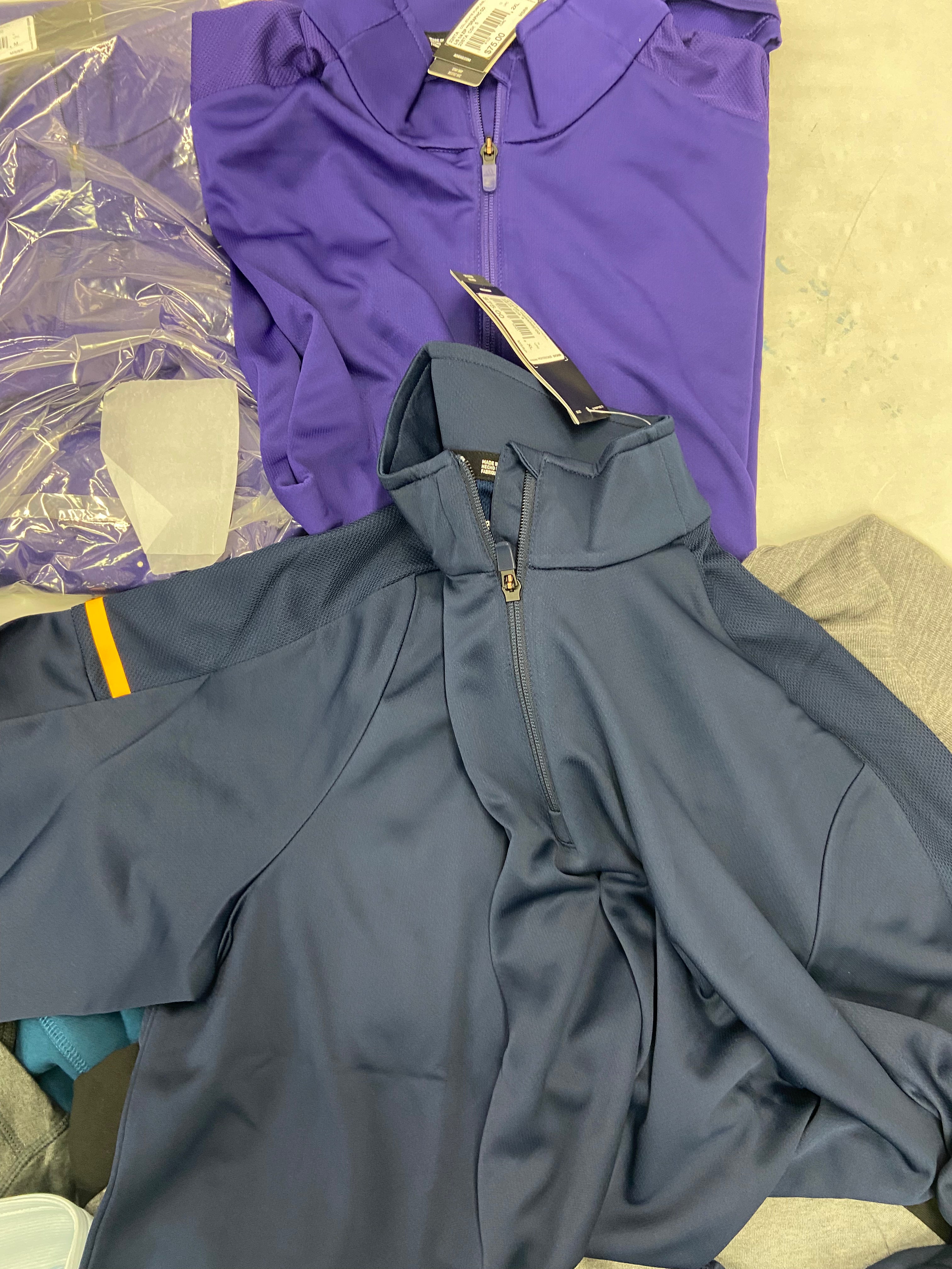 Men's Clothing Long Sleeves & Others Wholesale Lot, BANANA REPUBLIC, HURLEY, ADIDAS, PUMA and more, 14 items, NEW, MSRP $883
