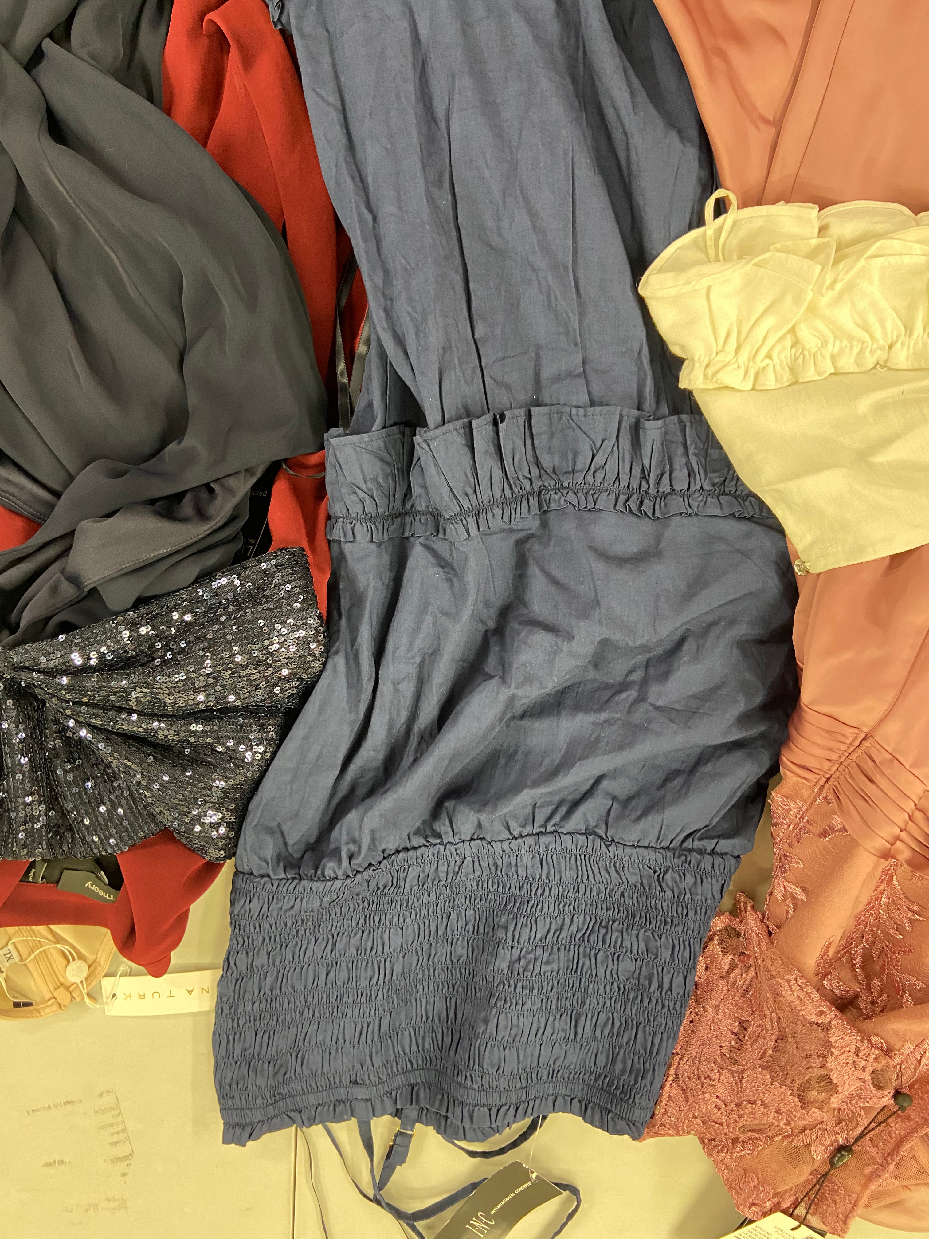 Women's Clothing Dresses Wholesale Lot, THEORY, POLO RALPH LAUREN, MICHAEL KORS, SPLENDID, TRINA TURK, ADRIANNA PAPELL  and more, 11 items, Shelf Pulls, MSRP $1,730