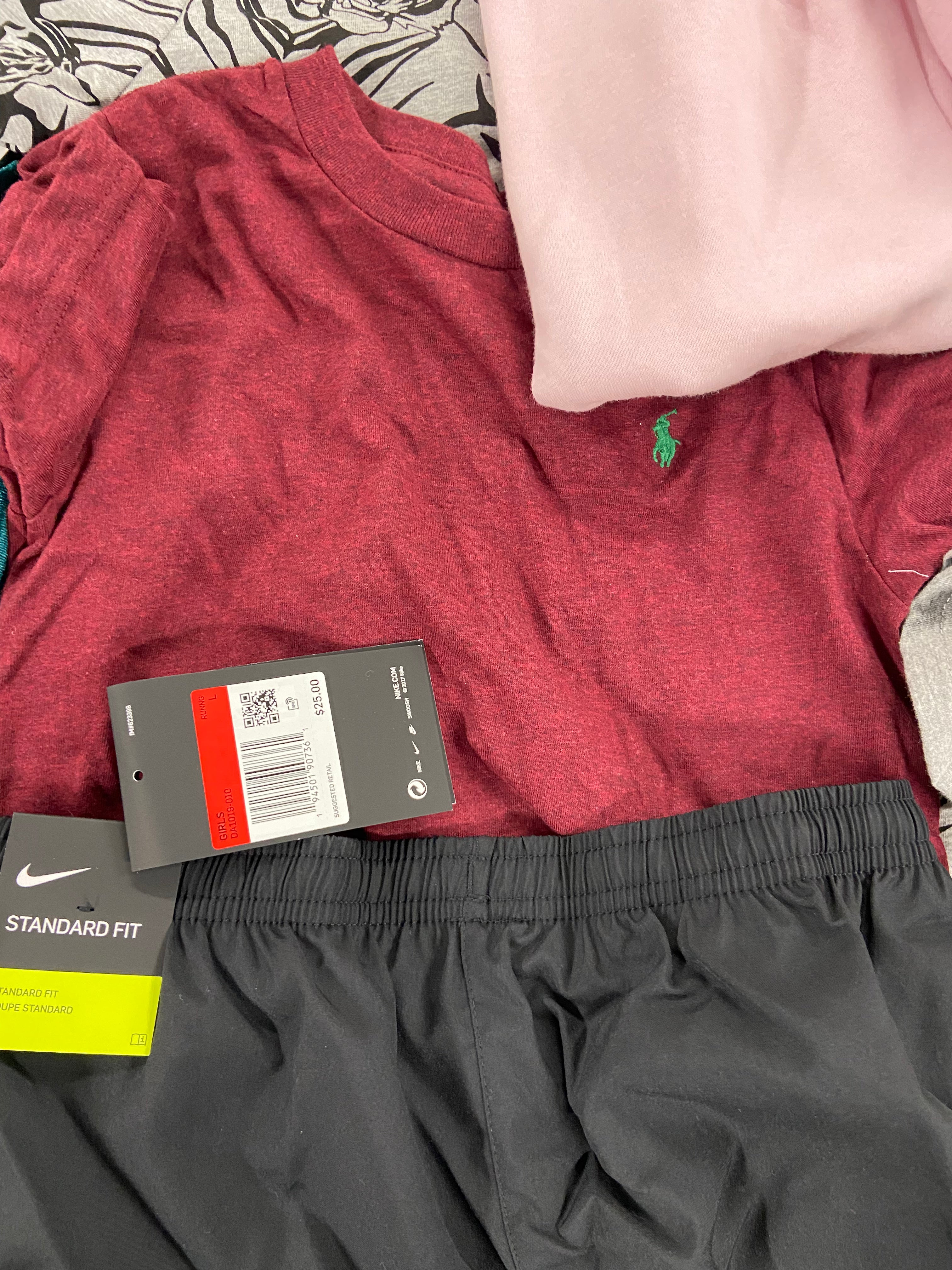 Kid's Clothing Assorted Wholesale Lot, NIKE, LEVI'S, ADIDAS, POLO RALPH LAUREN, RARE EDITIONS, DISNEY, UNDER ARMOUR and more, 19 items, Shelf Pulls, MSRP $562
