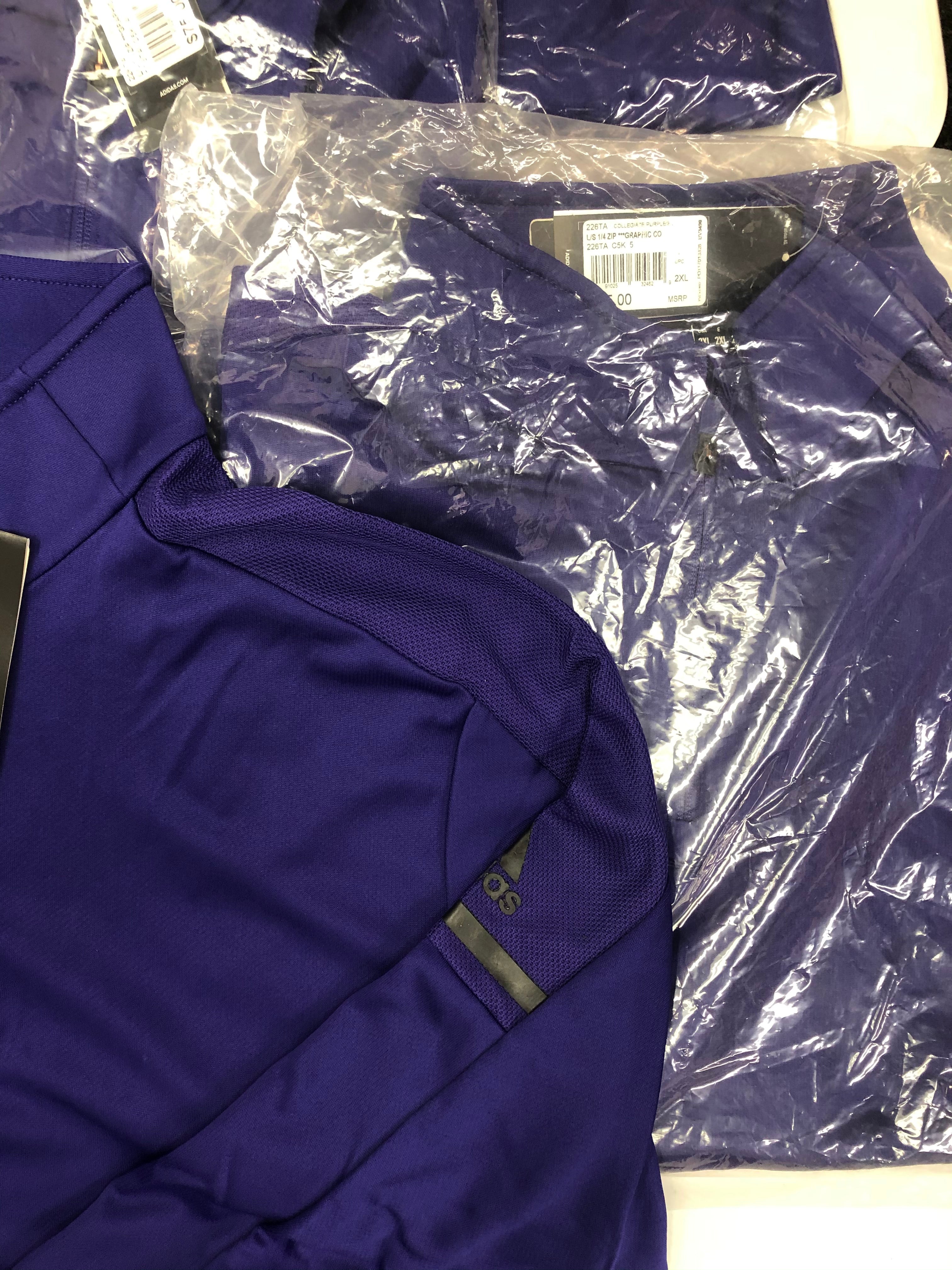 Men's Clothing Tops and Scarf Wholesale Lot, ADIDAS, STEVE MADDEN, DYLAN GRAY, 10 items, New, MSRP $1,213