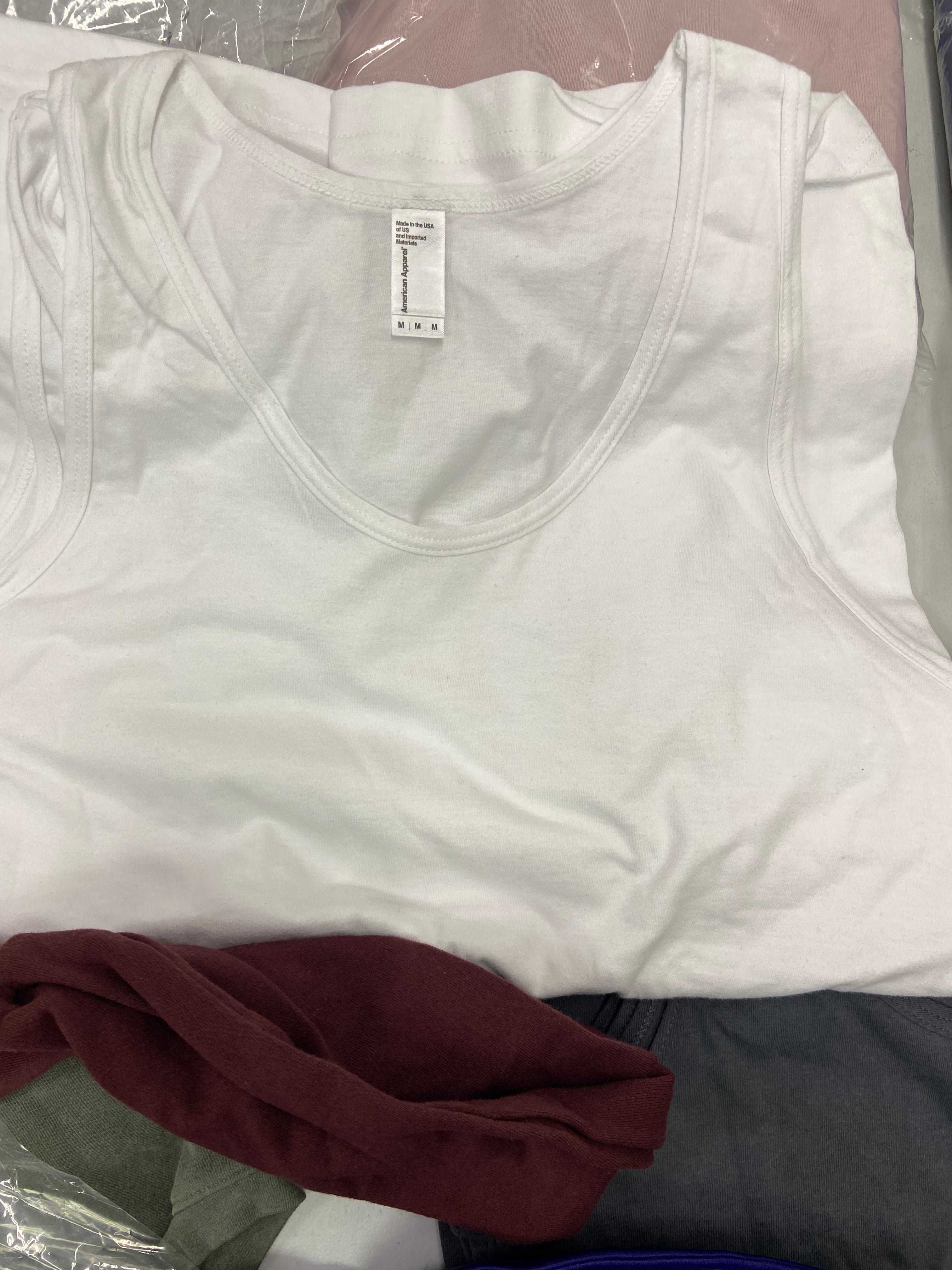 Men's Clothing Tops Wholesale Lot, ADIDAS, AMERICAN APPAREL, 17 items, Shelf Pulls, MSRP $477