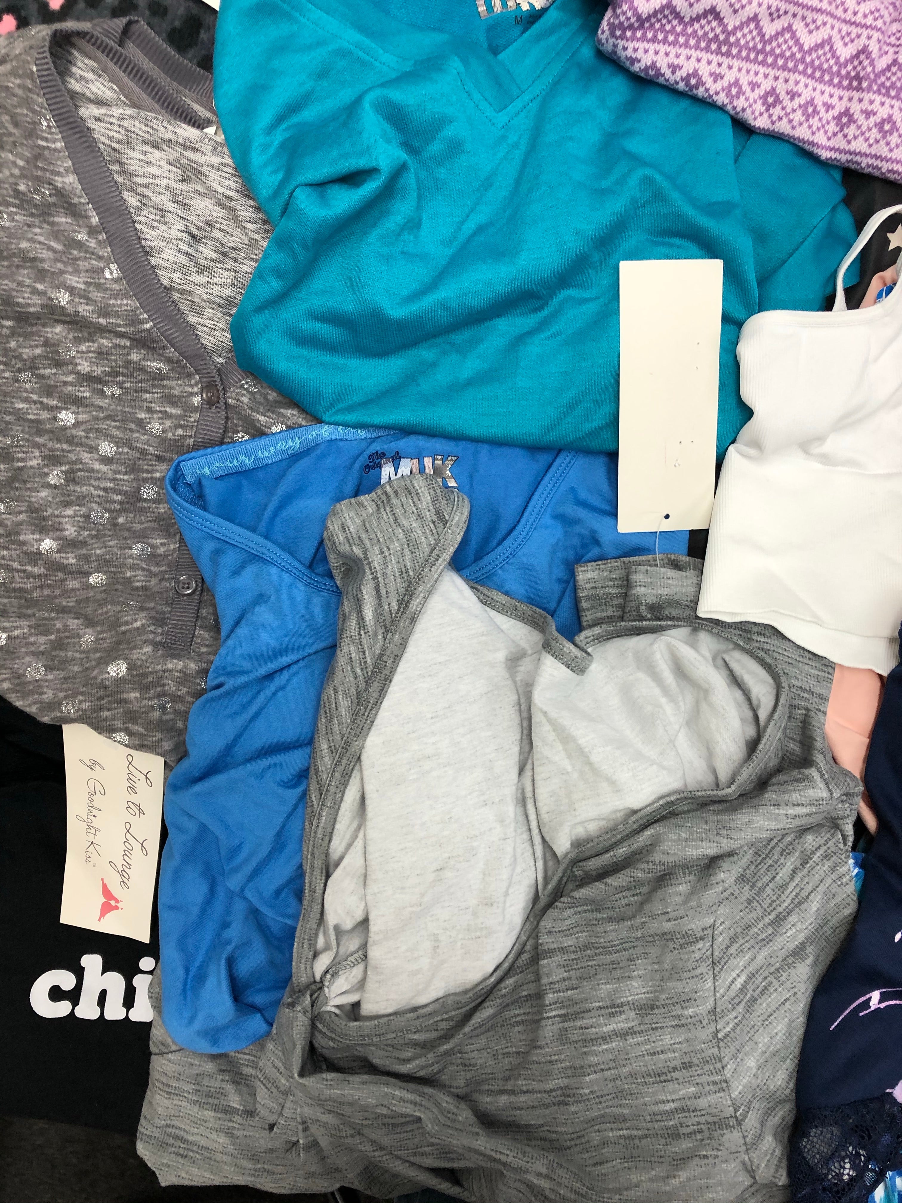 Women's Clothing Pajamas Wholesale Lot, CALVIN KLEIN, COOL GIRL, INC, CHARTER CLUB and more,33 items, CUSTOMER RETURNS