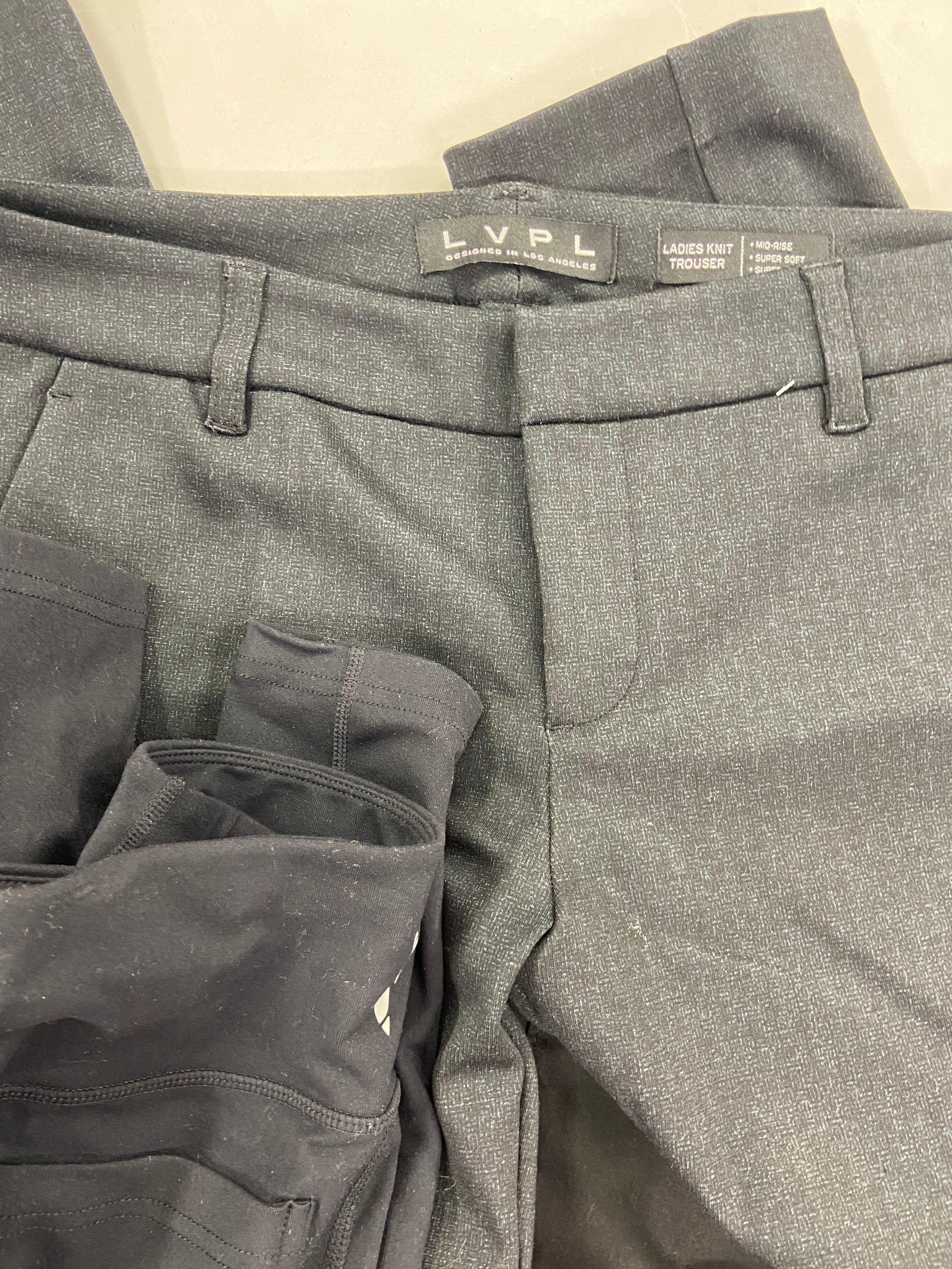 Women's Clothing Bottoms Wholesale Lot, HUDSON, PAIGE, AMERICAN APPAREL, SKECHERS, LVPL, GLORIA VANDERBILT and more, 12 items, Shelf Pulls, MSRP $907