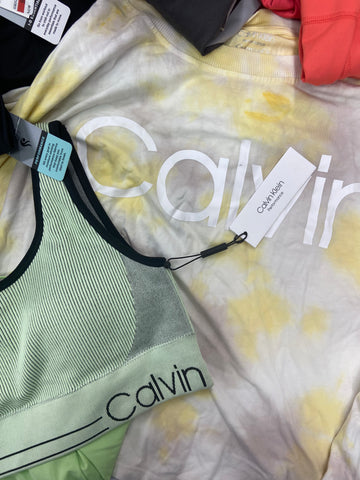 Women's Clothing Activewear Wholesale Lot, ADIDAS, CALVIN KLEIN, IDEOLOGY, 18 items, Shelf Pulls, MSRP $612