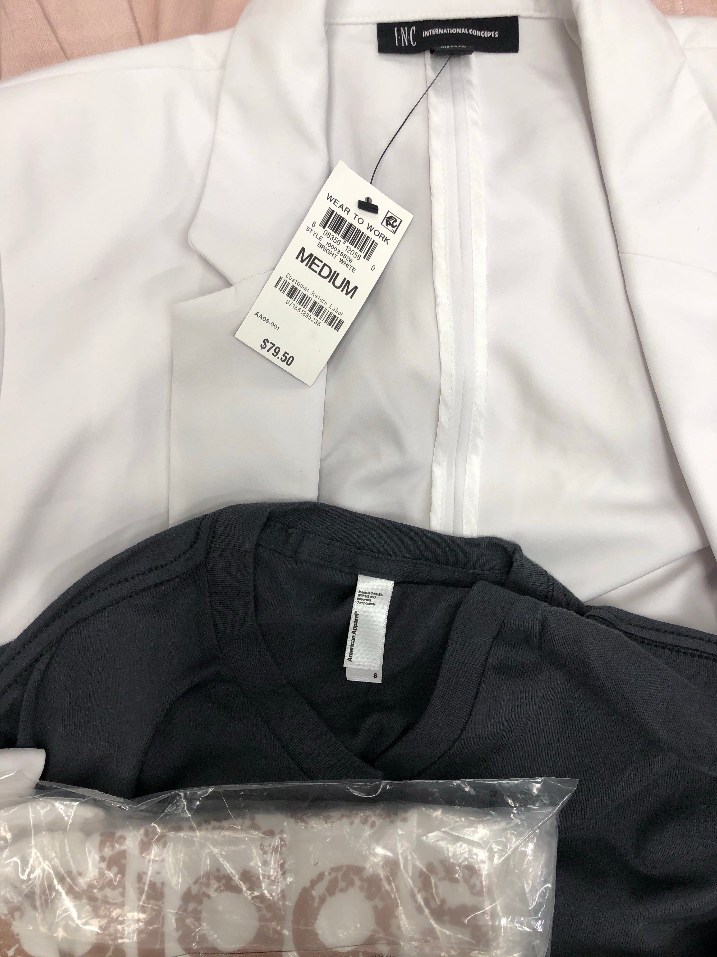 Women's Clothing Top Wholesale Lot, Calvin Klein, Adidas, Felina, American Apparel, Jm Collection, Alfani and more, 13 Units, Shelf Pulls, MSRP $781.49