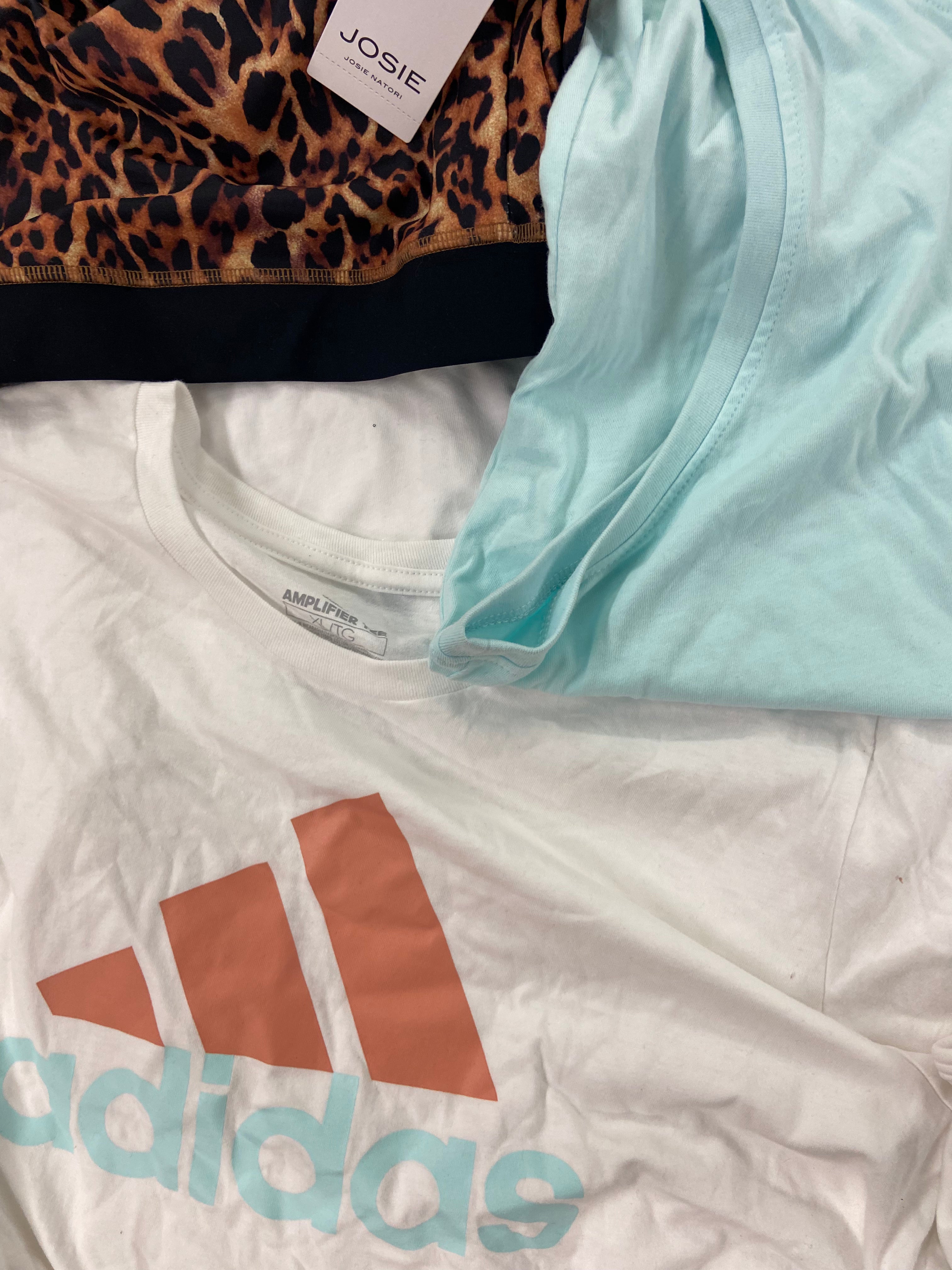 Women's Clothing Activewear & Others Wholesale Lot, ADIDAS, NATORI, NIKE, GUESS, UNDER ARMOUR, CHAMPION and more, 18 items, Shelf Pulls, MSRP $738