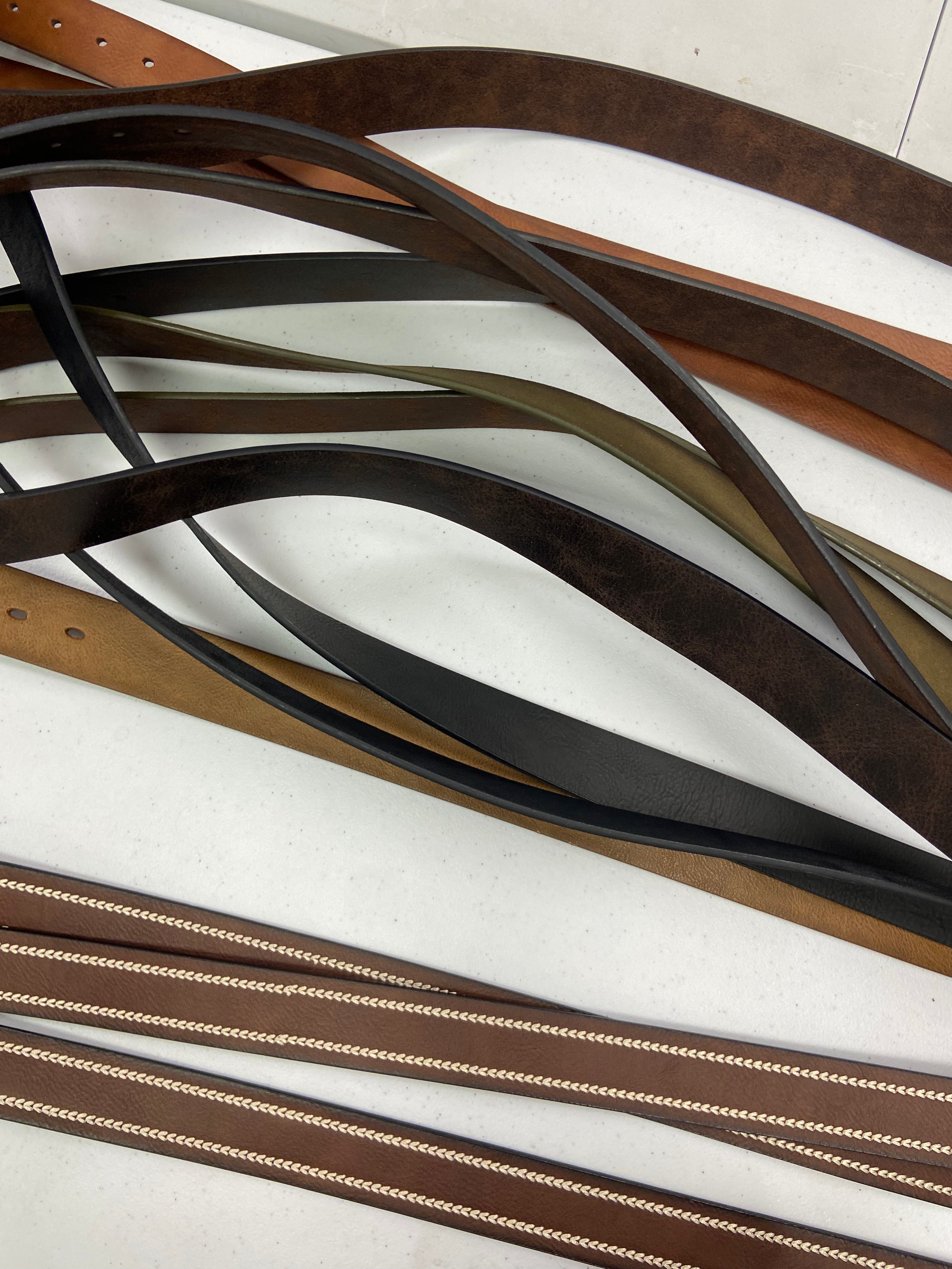 Men's Belts Wholesale Lot, SUN + STONE, 15 items, Shelf Pulls, MSRP $593