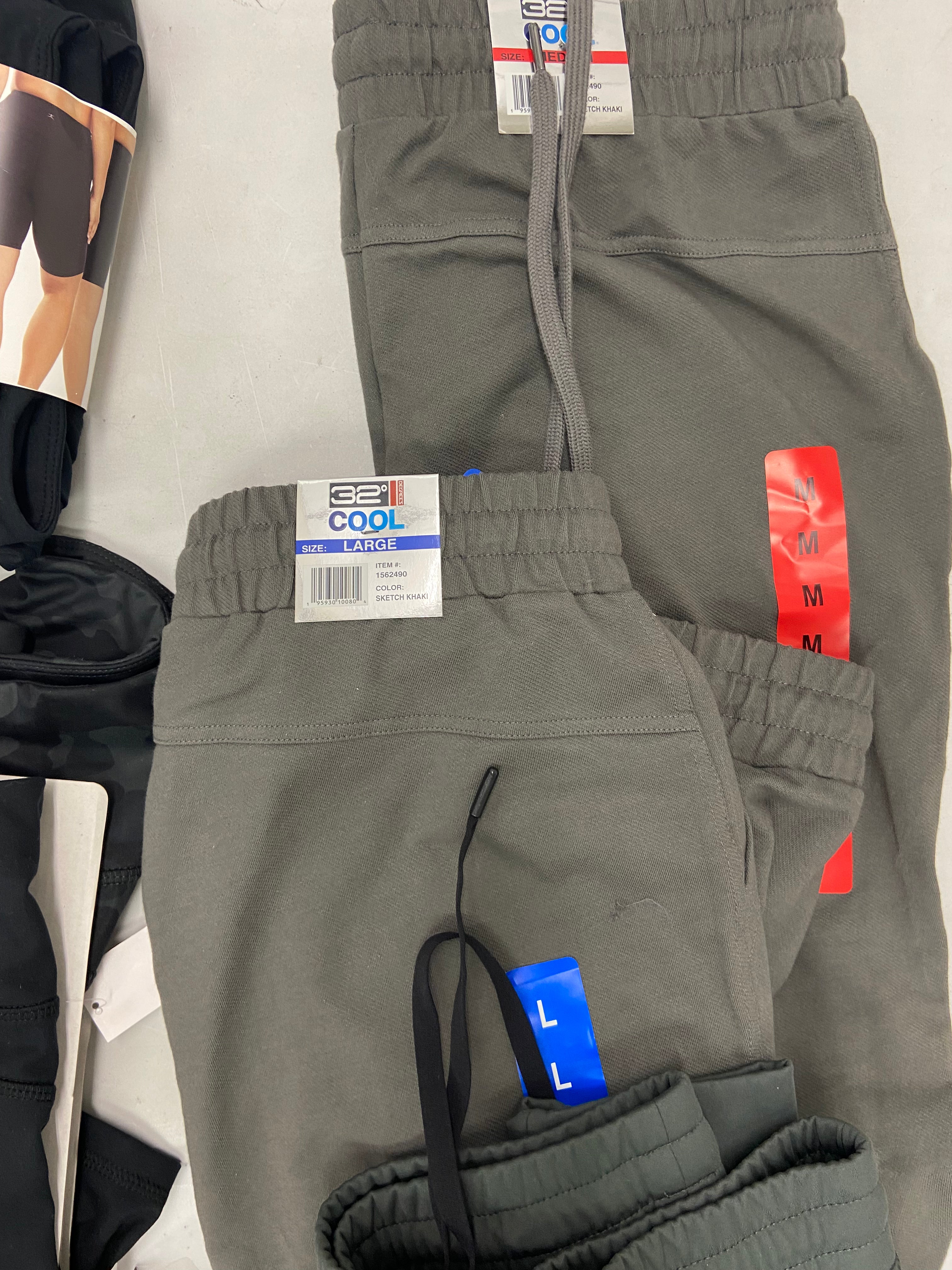 Women's Clothing Activewear Bottoms and Others Wholesale Lot, ADIDAS, SKETCHERS, SPYDER, DANSKIN, MATTY M, MONDETTA and more, 23 items, Shelf Pulls, MSRP $760