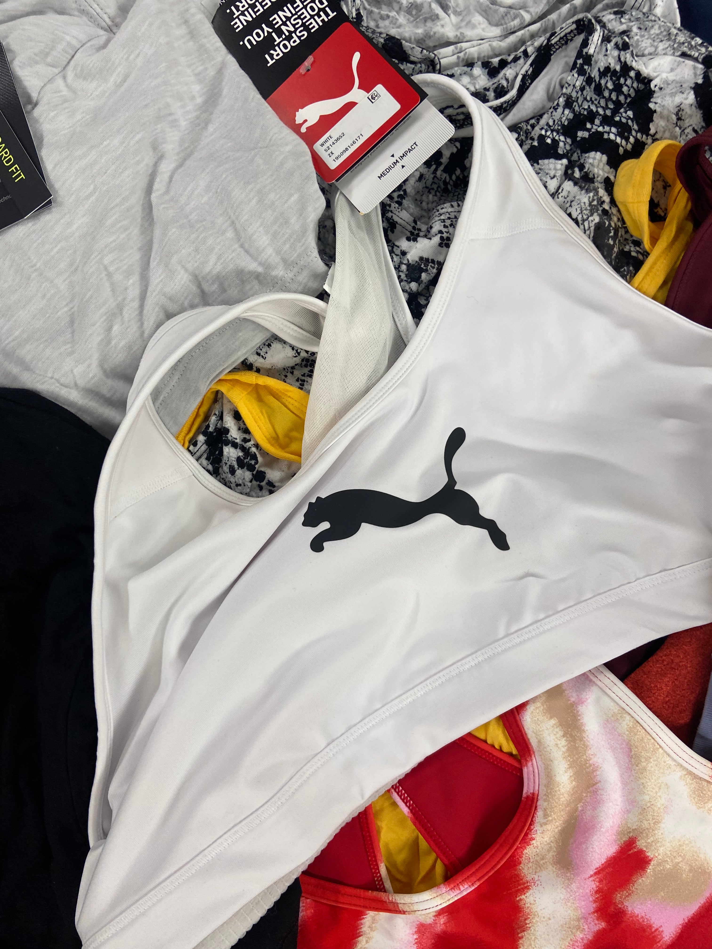 Women's Clothing Activewear Tops & Others, Wholesale Lot, NIKE, PUMA, UNDER ARMOUR, ADIDAS, COTTON ON, CHAMPION, CALVIN KLEIN and more, 26 items, Shelf Pulls, MSRP $684