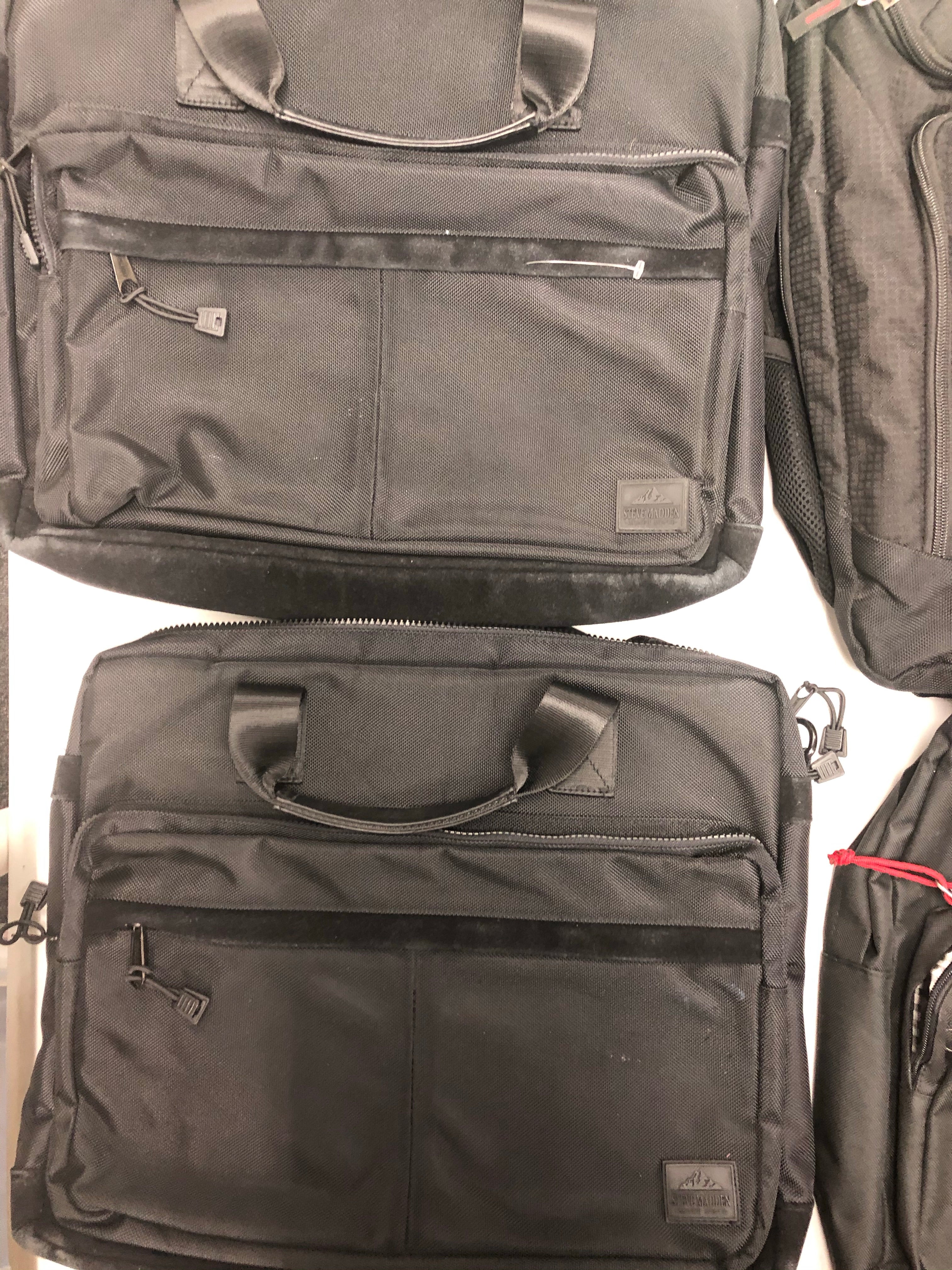 Men's Bags Wholesale Lot, JANSPORT, KENNETH COLE, STEVE MADDEN, LUCAS GEAR, 8 Items, CUSTOMER RETURNS, MSRP $398