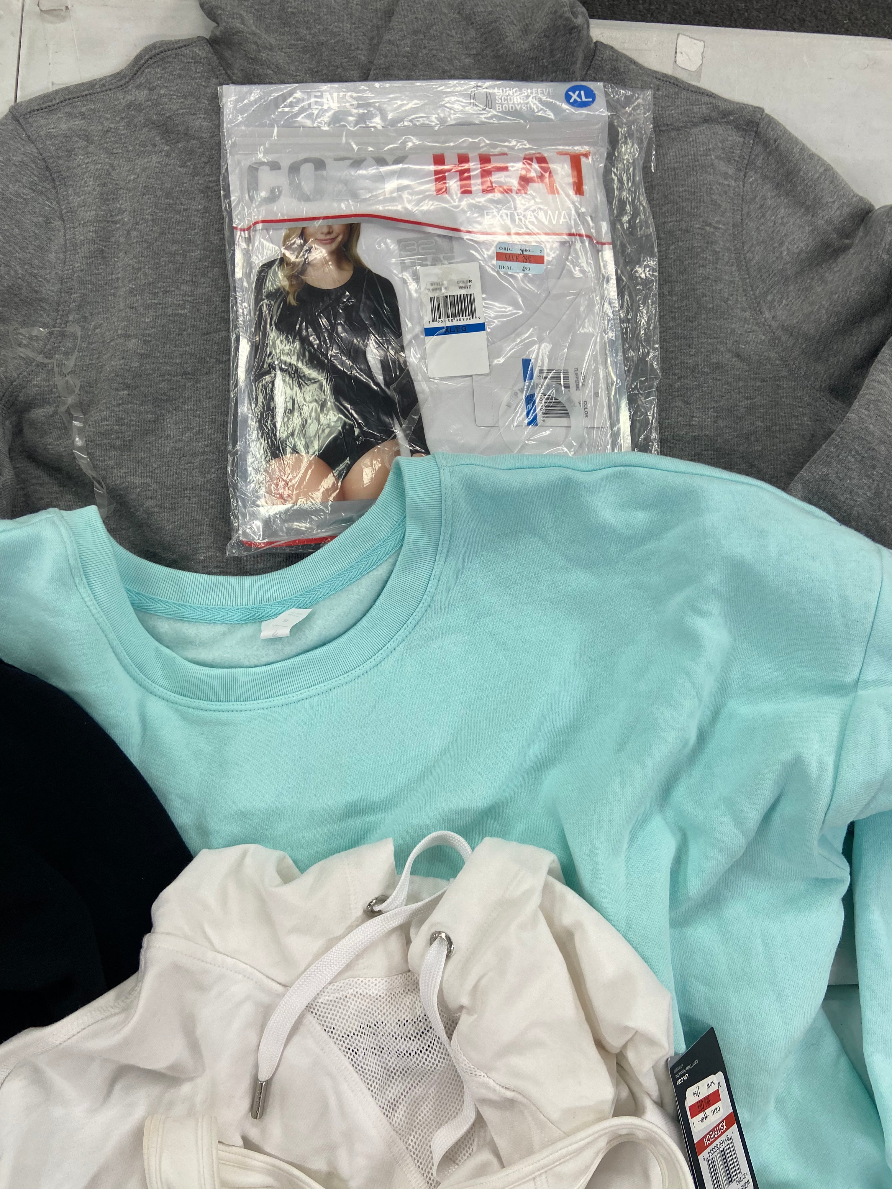Women's Clothing Activewear Wholesale Lot, ADIDAS, CALVIN KLEIN, UNDER ARMOUR, DKNY, IDEOLOGY and more, 23 items, Shelf Pulls, MSRP $592
