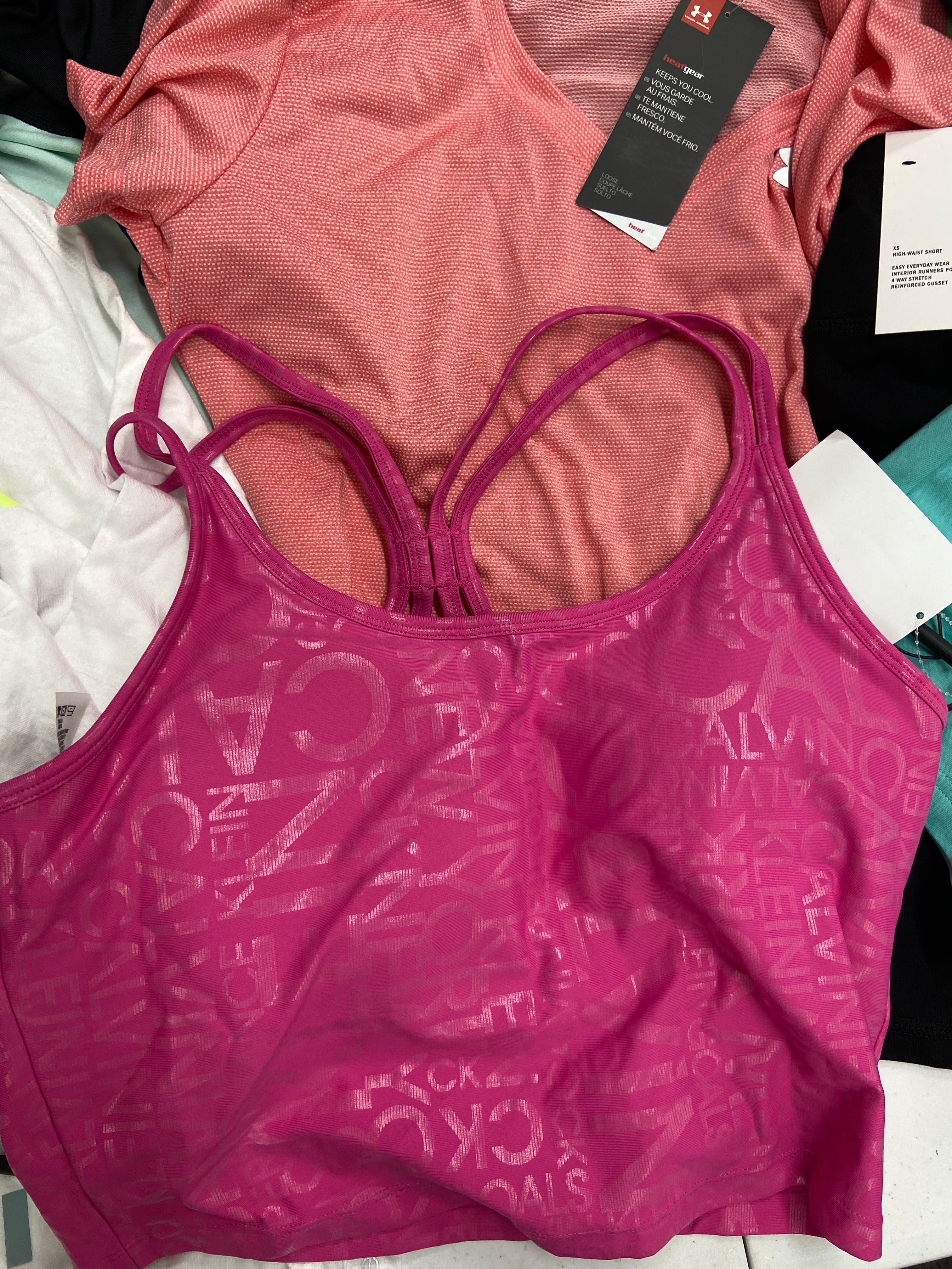 Women's Clothing Activewear Wholesale Lot, UNDER ARMOUR, ADIDAS, CK PERFORMANCE, DKNY and more, 30 items, Shelf Pulls, MSRP $708