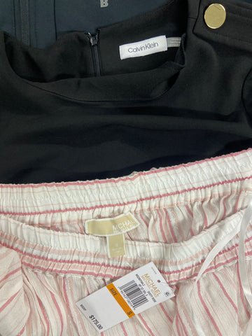 Women's Clothing Assorted Wholesale Lot, MICHAEL KORS, FREE PEOPLE, THE NORTH FACE, BASS OUTDOOR, SANCTUARY and others,11 items, Shelf Pulls, MSRP $739