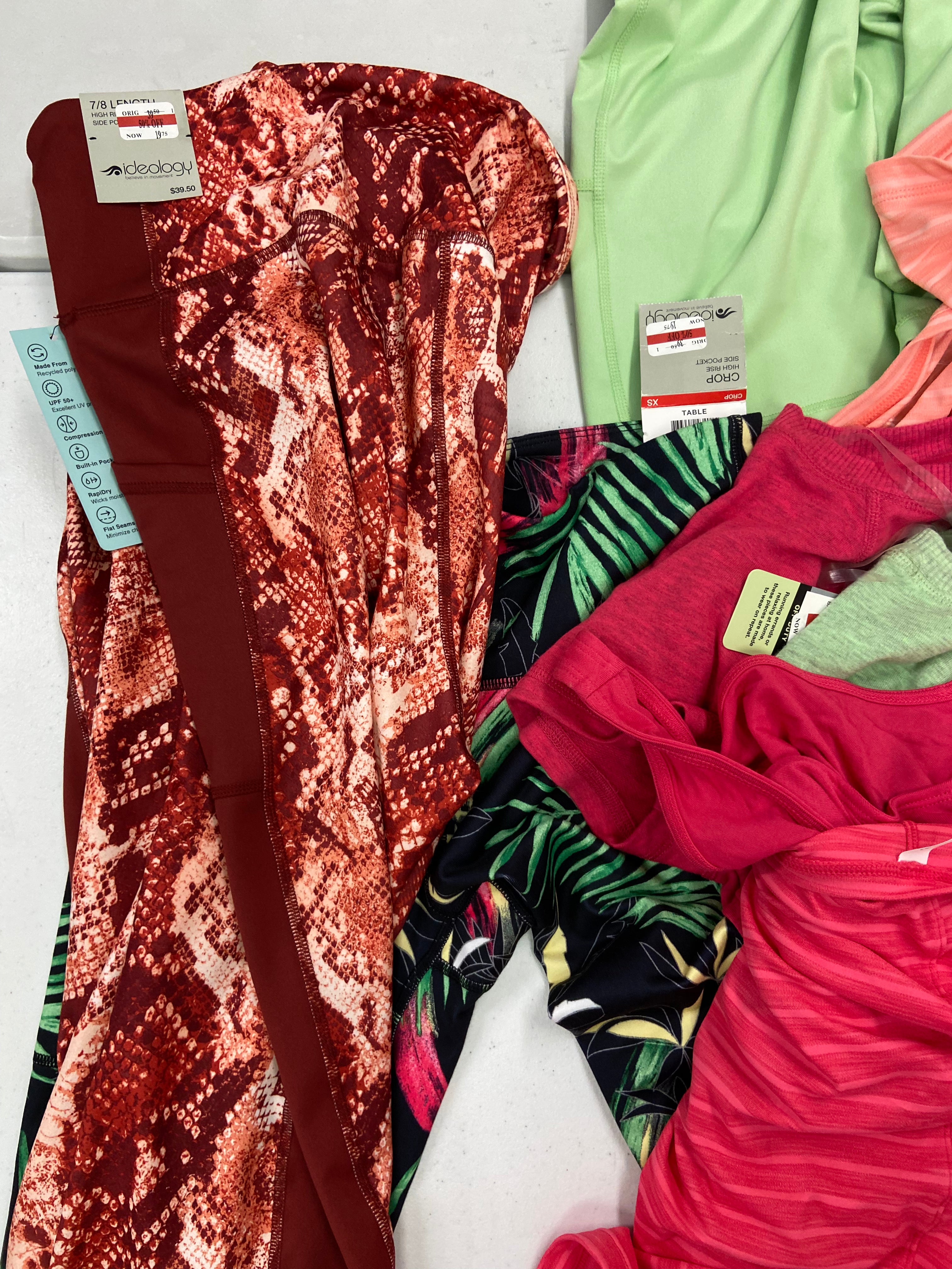 Women's Clothing Activewear Wholesale Lot, IDEOLOGY, 23 items, Shelf Pulls, MSRP $809