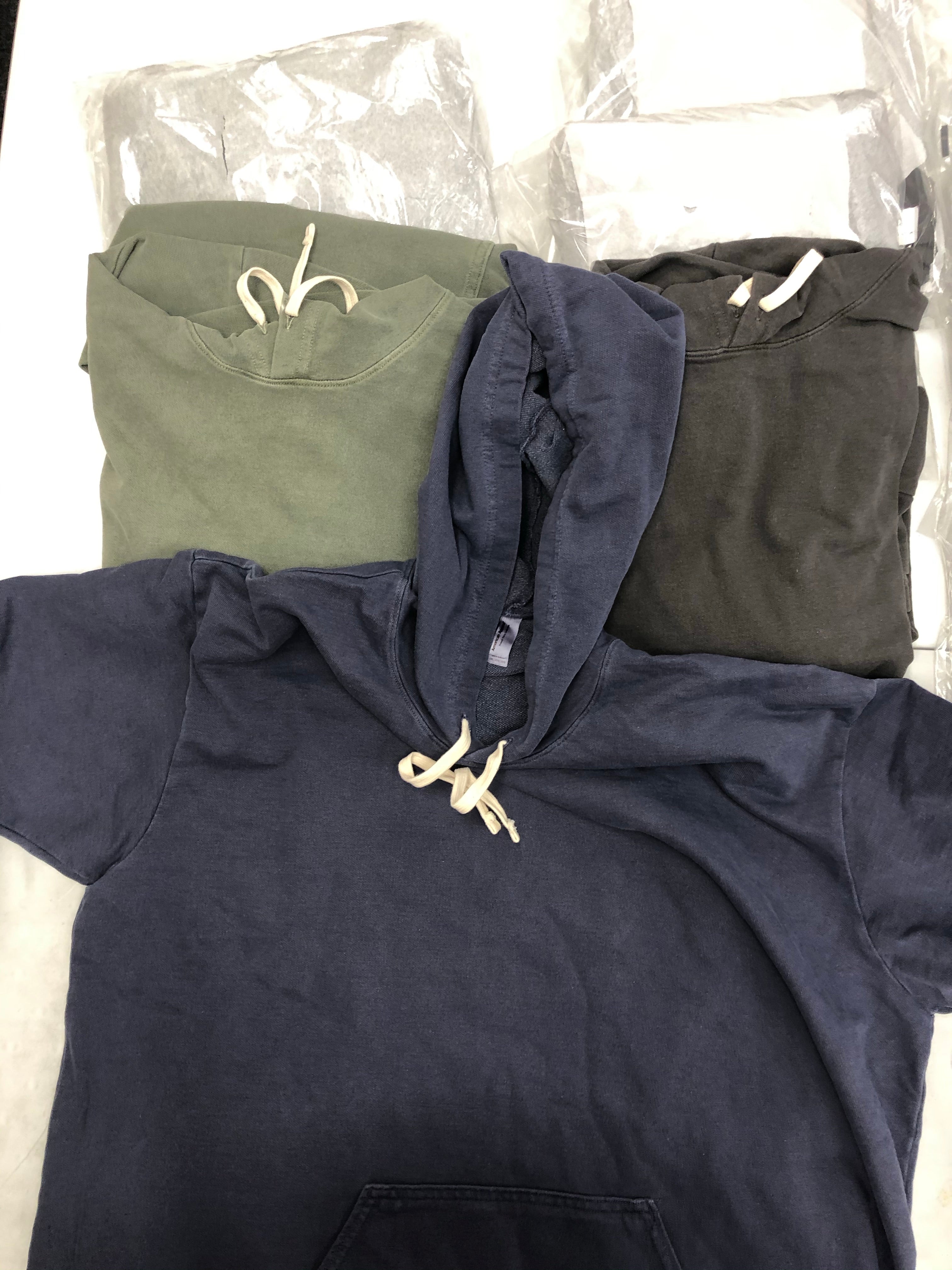 Men's Clothing 2XL Hoodies Wholesale Lot, AMERICAN APPAREL ONLY, 13 Items, Shelf Pulls, MSRP $598