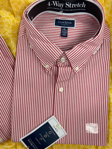 Men's Clothing Dress Shirts Wholesale Lot, CLUB ROOM, BAR III, ALFANI, 12 items, Shelf Pulls, MSRP $735