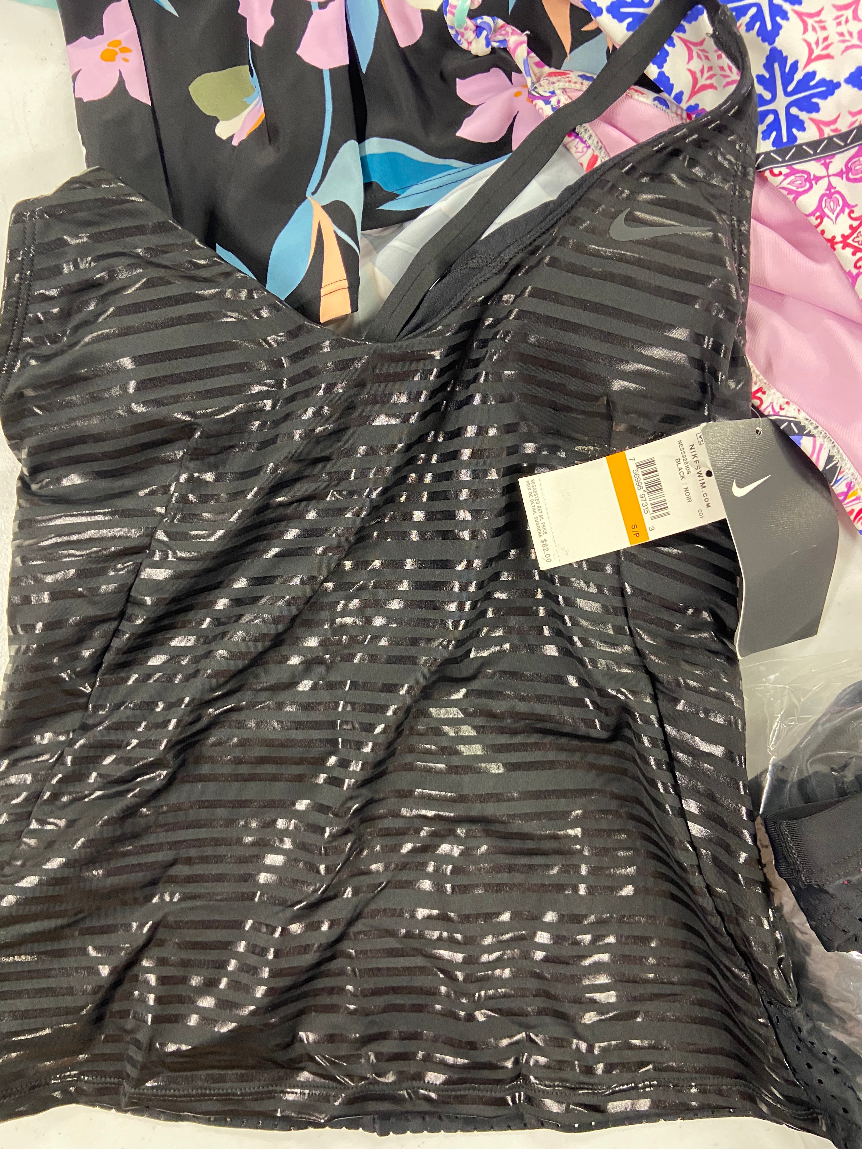 Women's Swimwear & Others Wholesale Lot, NIKE, ANNE COLE, HULA HONEY, CALIFORNIA WAVES, VINCE CAMUTO and more,  21 items, Shelf Pulls, MSRP $1,025