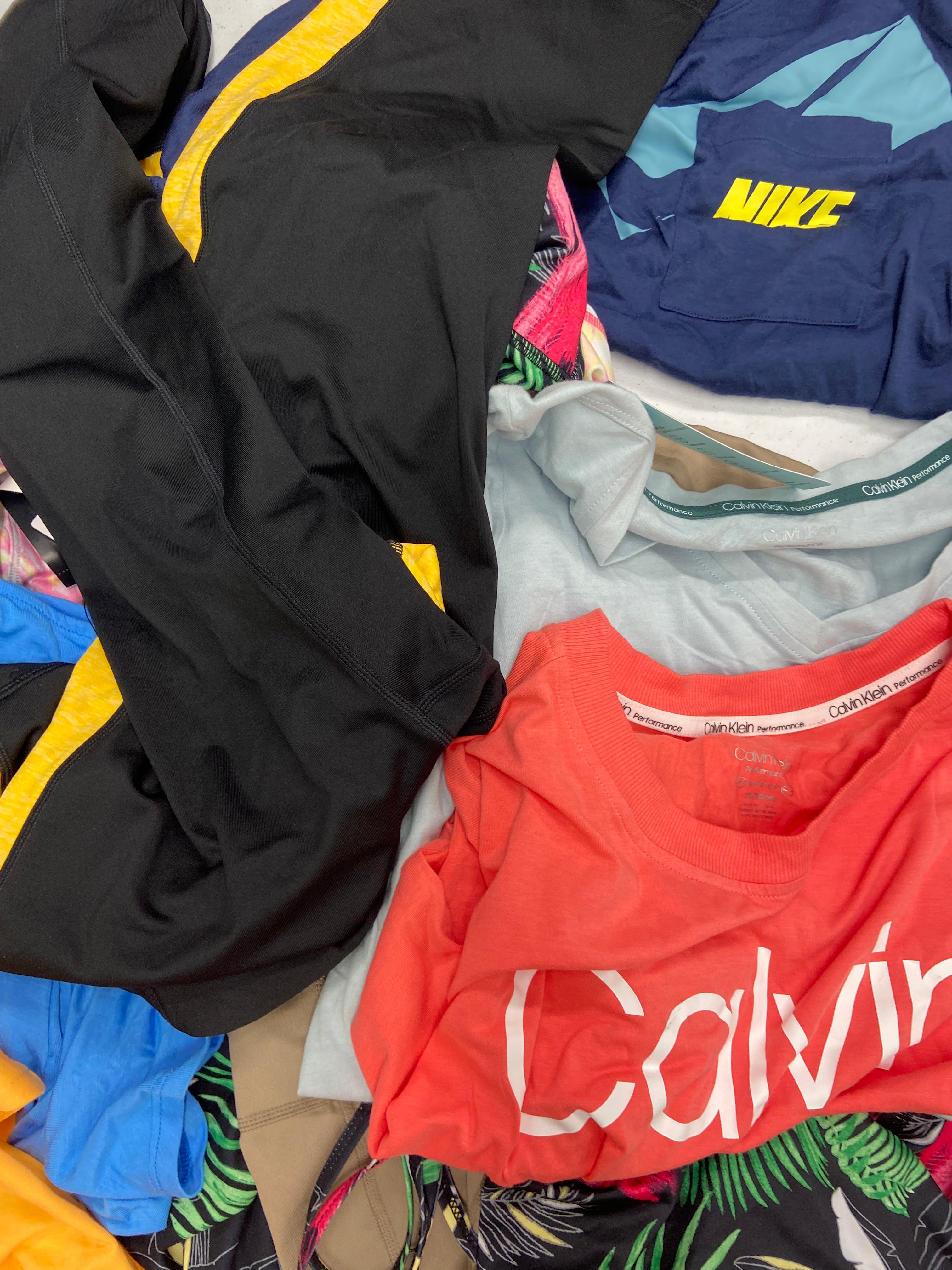 Women's Clothing Activewear Wholesale Lot, NIKE, TIMBERLAND, UNDER ARMOUR, ADIDAS, DKNY and more, 43 items, Shelf Pulls, MSRP $1,045