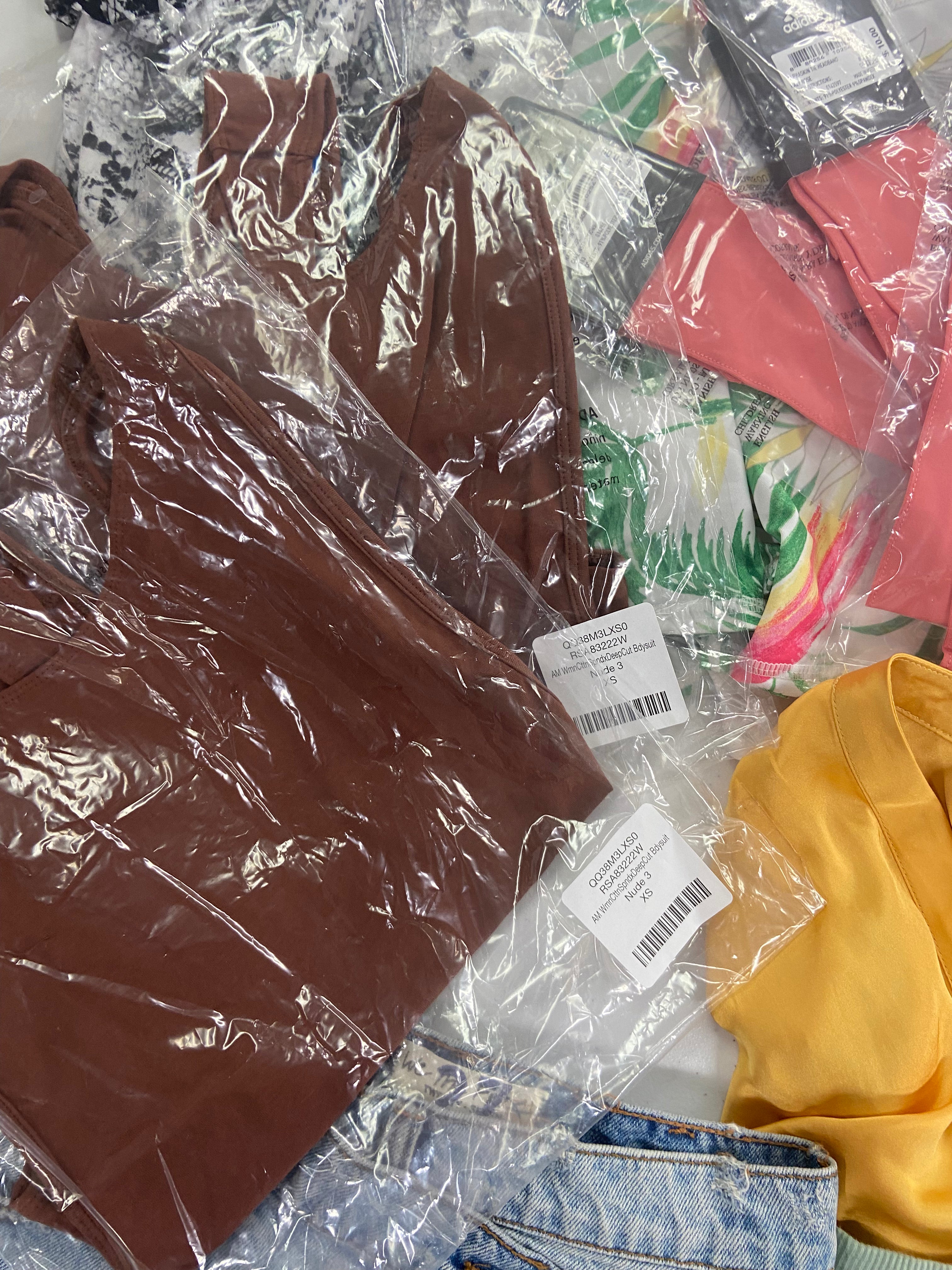 Women's Clothing Assorted Wholesale Lot, ADIDAS, FREE PEOPLE, CK PERFORMANCE, AMERICAN APPAREL, VINCE CAMUTO, KENSIE and more, 23 items, Shelf Pulls, MSRP $746