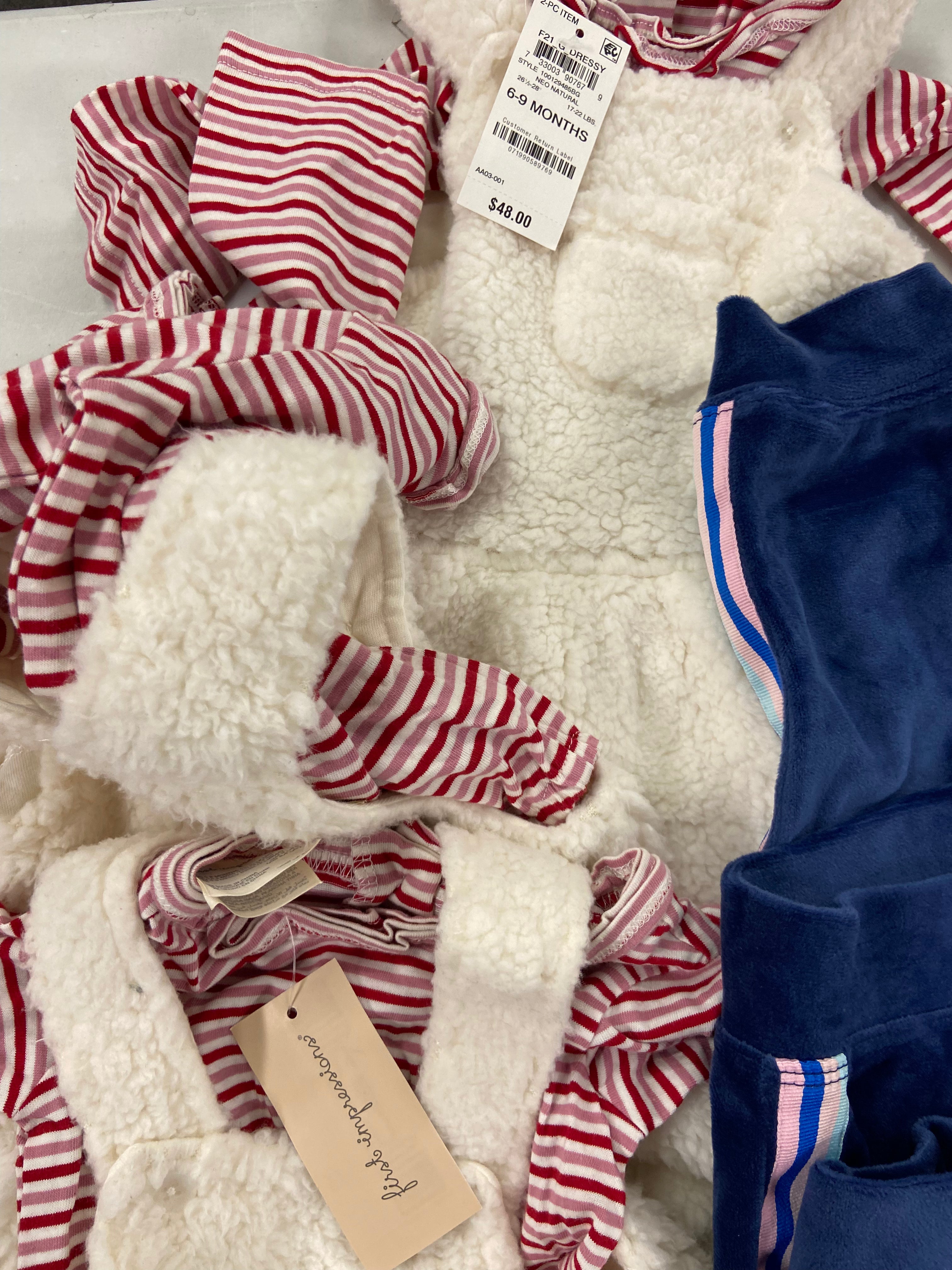 Baby's / Kid's Clothing Assorted Wholesale Lot, DISNEY, CARTER'S, EPIC THREADS, FIRST IMPRESSIONS, IDEOLOGY, 16 items, Shelf Pulls, MSRP $586