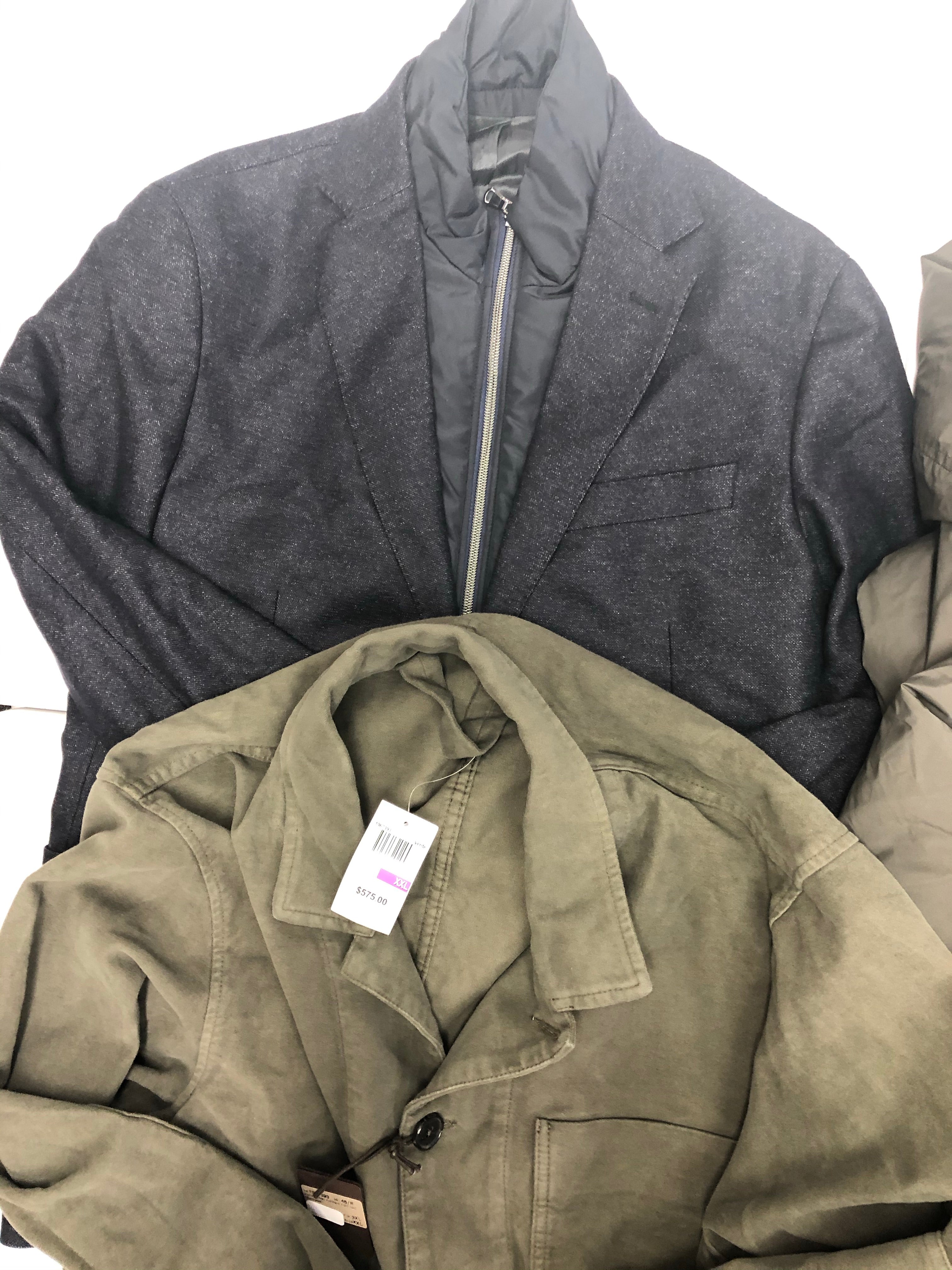 Men's Clothing Jacket Wholesale Lot, DYLAN GRAY, ALTEA, 4 Units, Shelf Pulls, MSRP $1,869