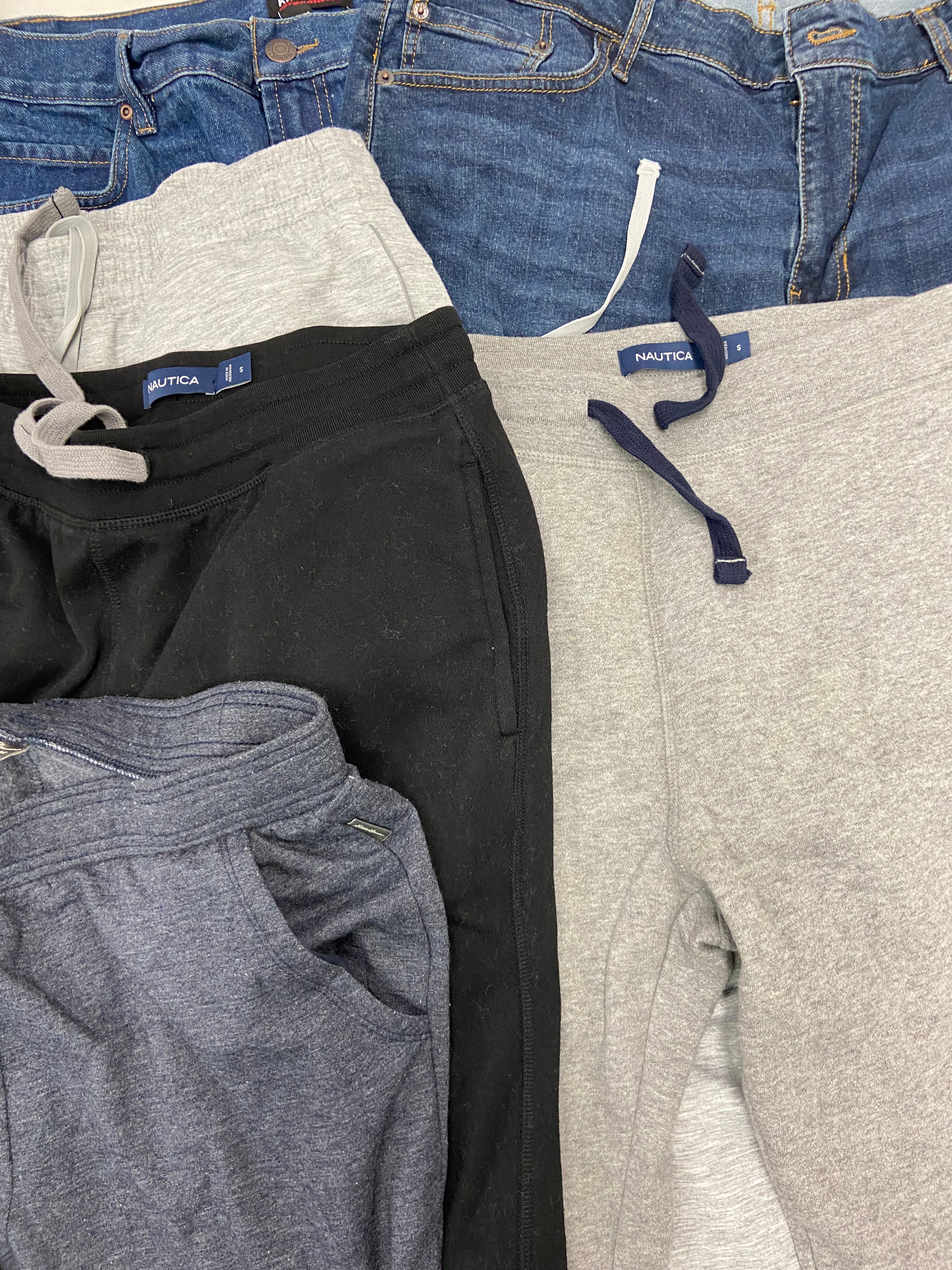Men's Clothings Bottoms Wholesale Lot, FILA, PUMA, NAUTICA, ENGLISH LAUNDRY, EDDIE BAUER, KIRKLAND, IZOD and more, 10 items, CUSTOMER RETURNS